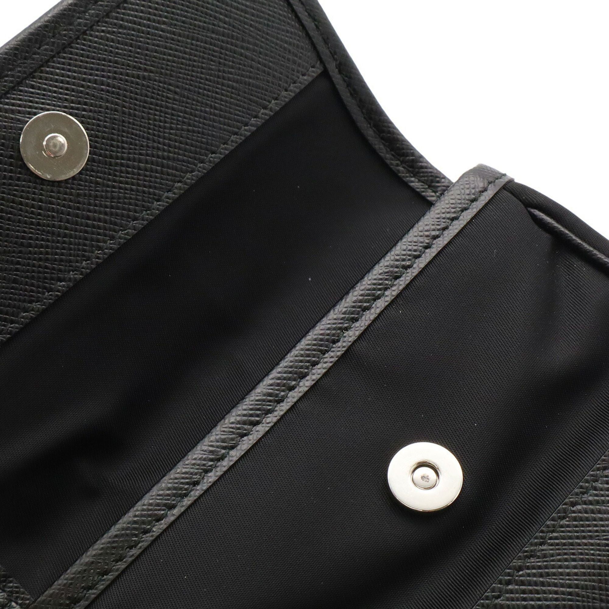 Nylon Leather Pochette Shoulder Bag (Pre-Owned) - Prada - Modalova