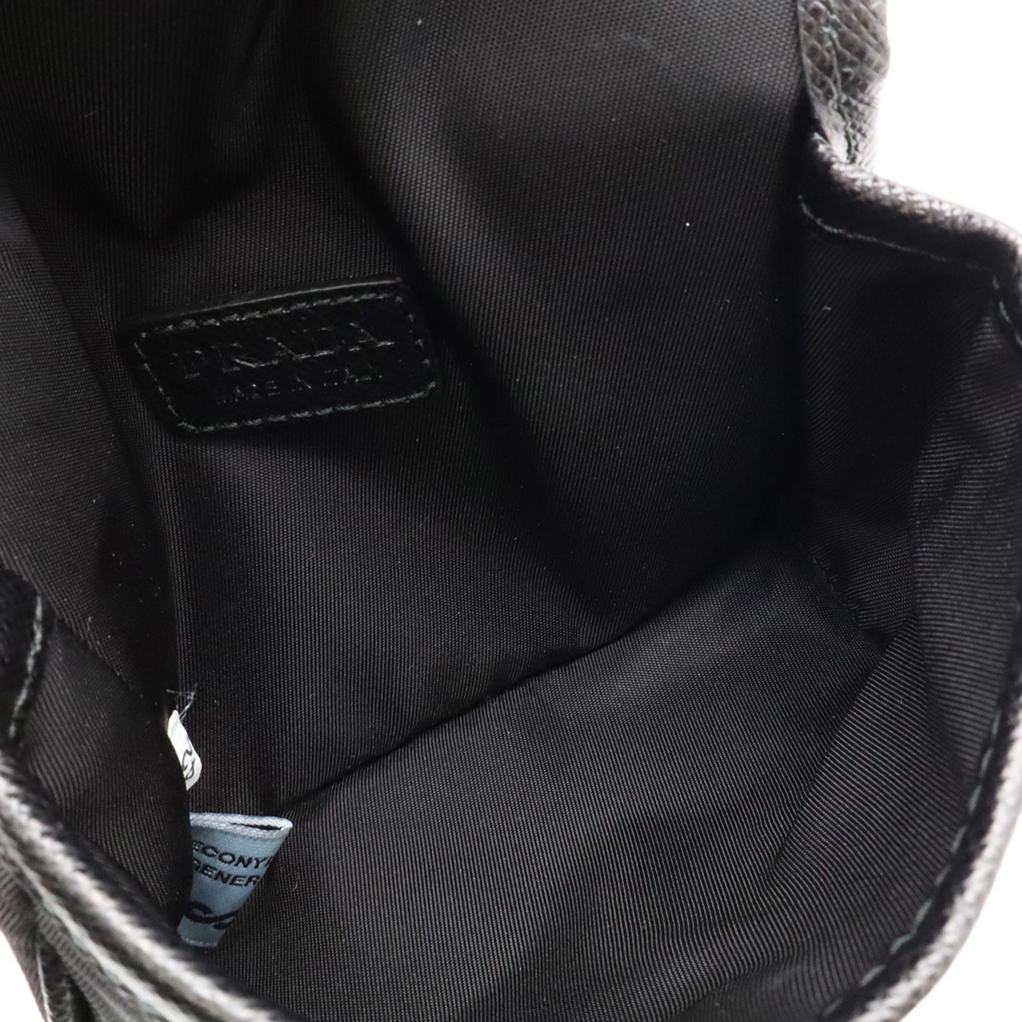 Nylon Leather Pochette Shoulder Bag (Pre-Owned) - Prada - Modalova