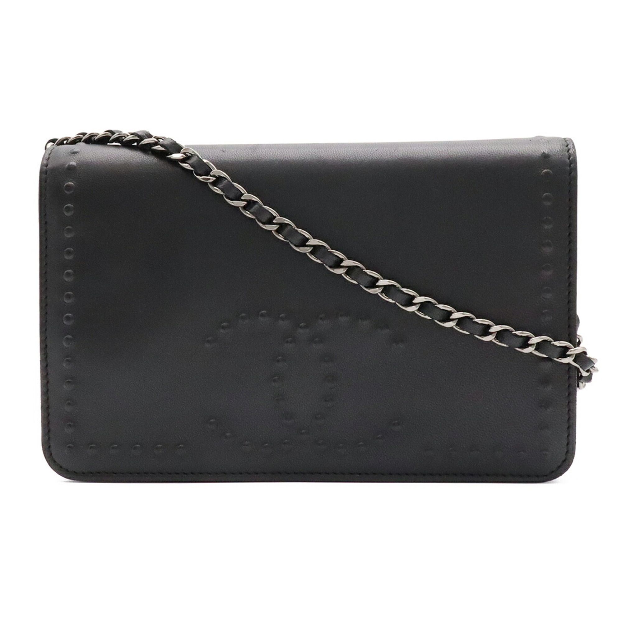 Leather Chain/Shoulder Wallet (Pre-Owned) - Chanel - Modalova