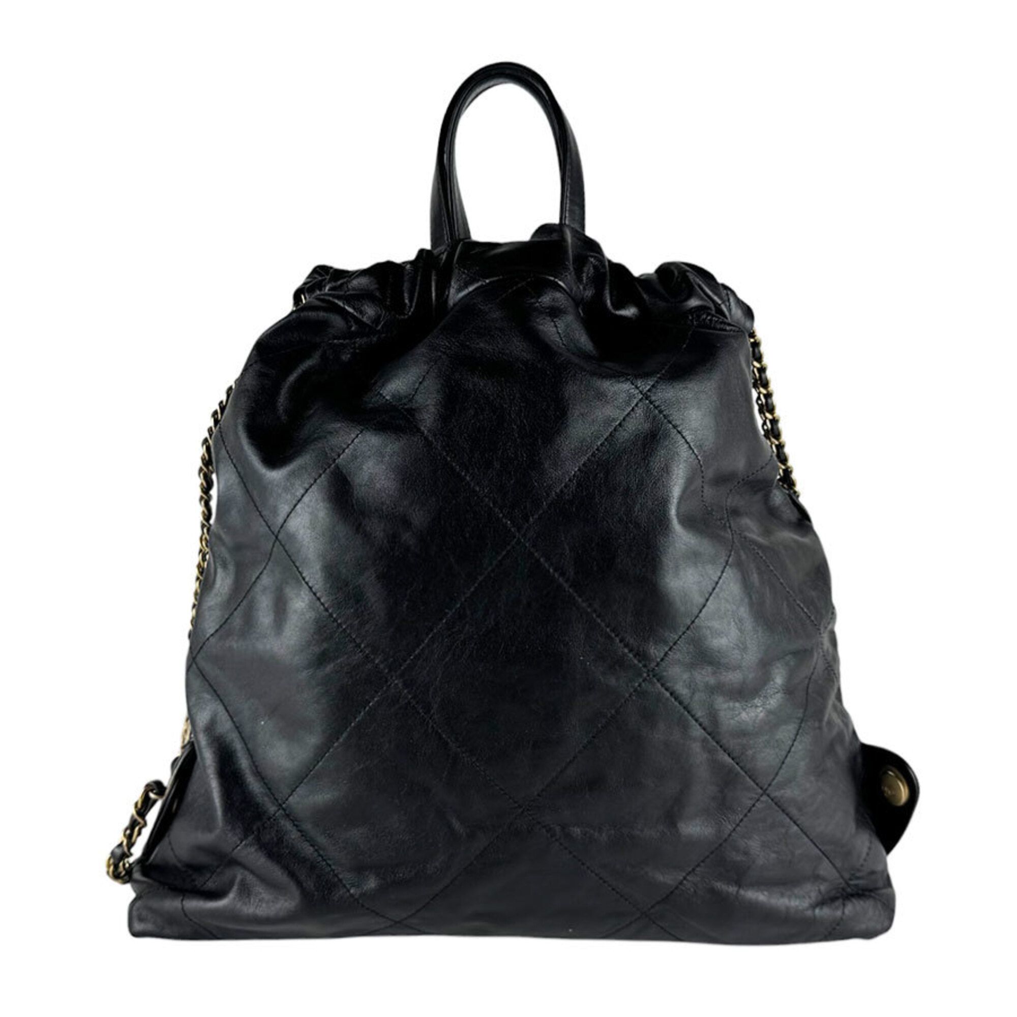 Leather Backpack (Pre-Owned) - Chanel - Modalova