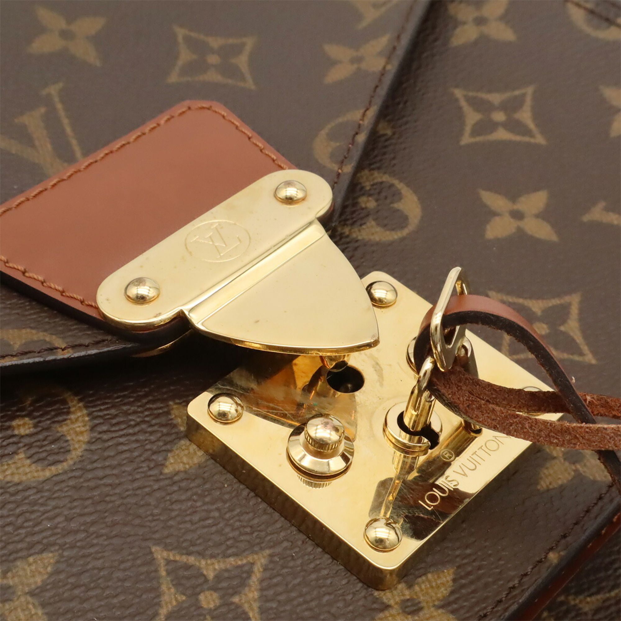 Monogram Canvas Handbag Shoulder Bag (Pre-Owned) - Louis Vuitton - Modalova
