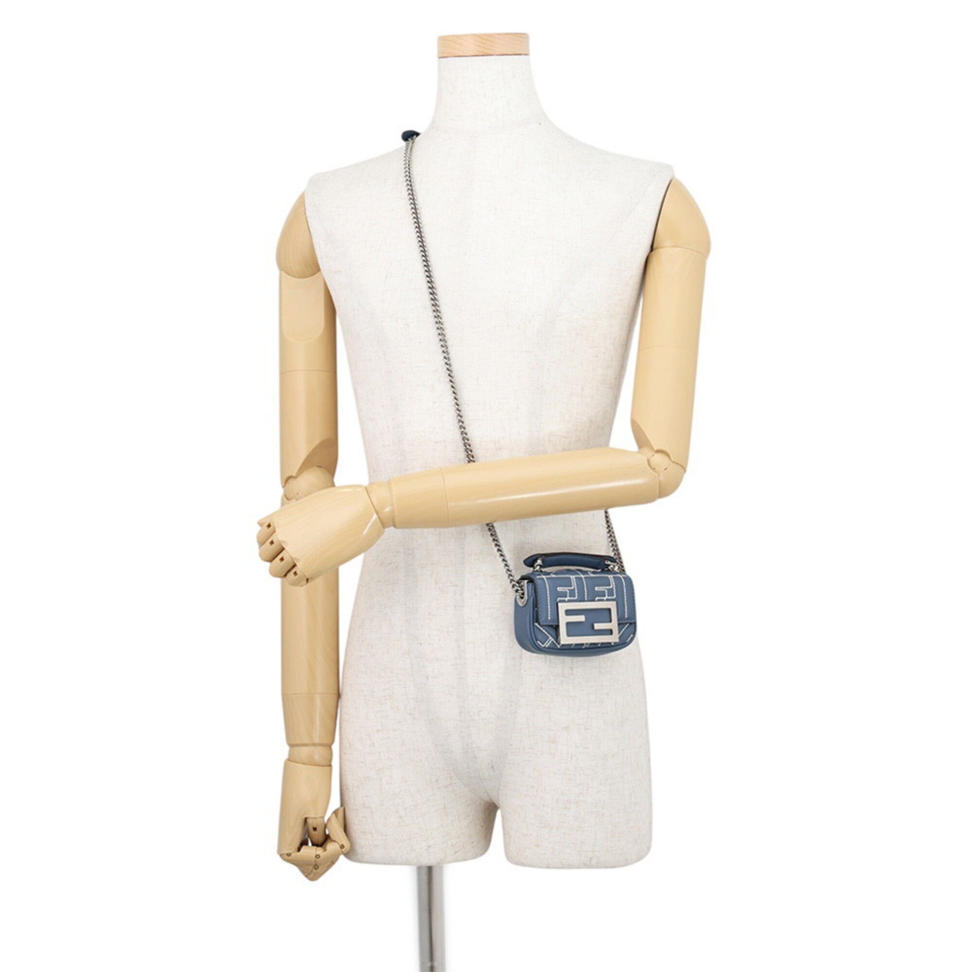 Zucca Leather Shoulder Bag (Pre-Owned) - Fendi - Modalova