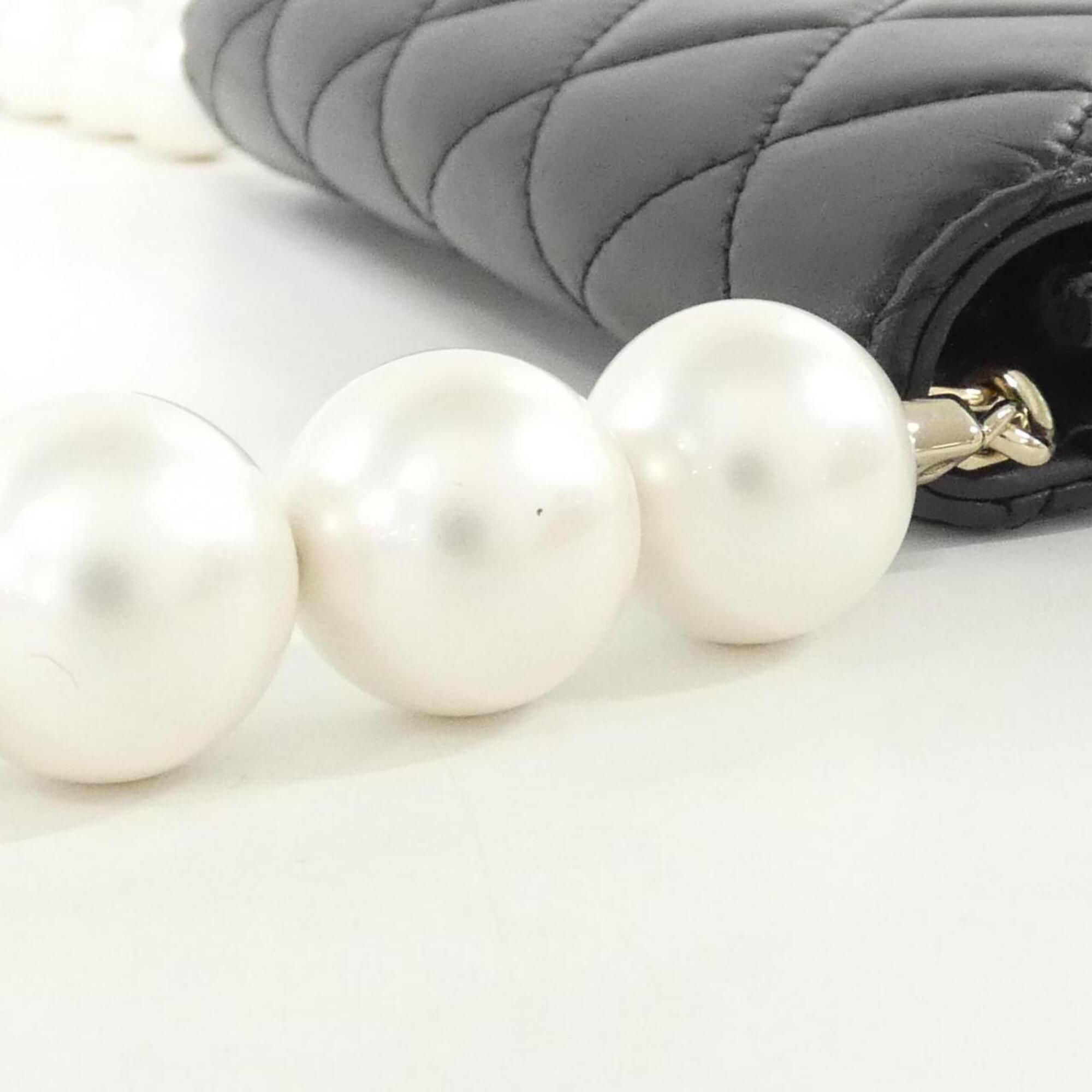 Artificial Pearl Leather Chain/Shoulder Wallet (Pre-Owned) - Chanel - Modalova