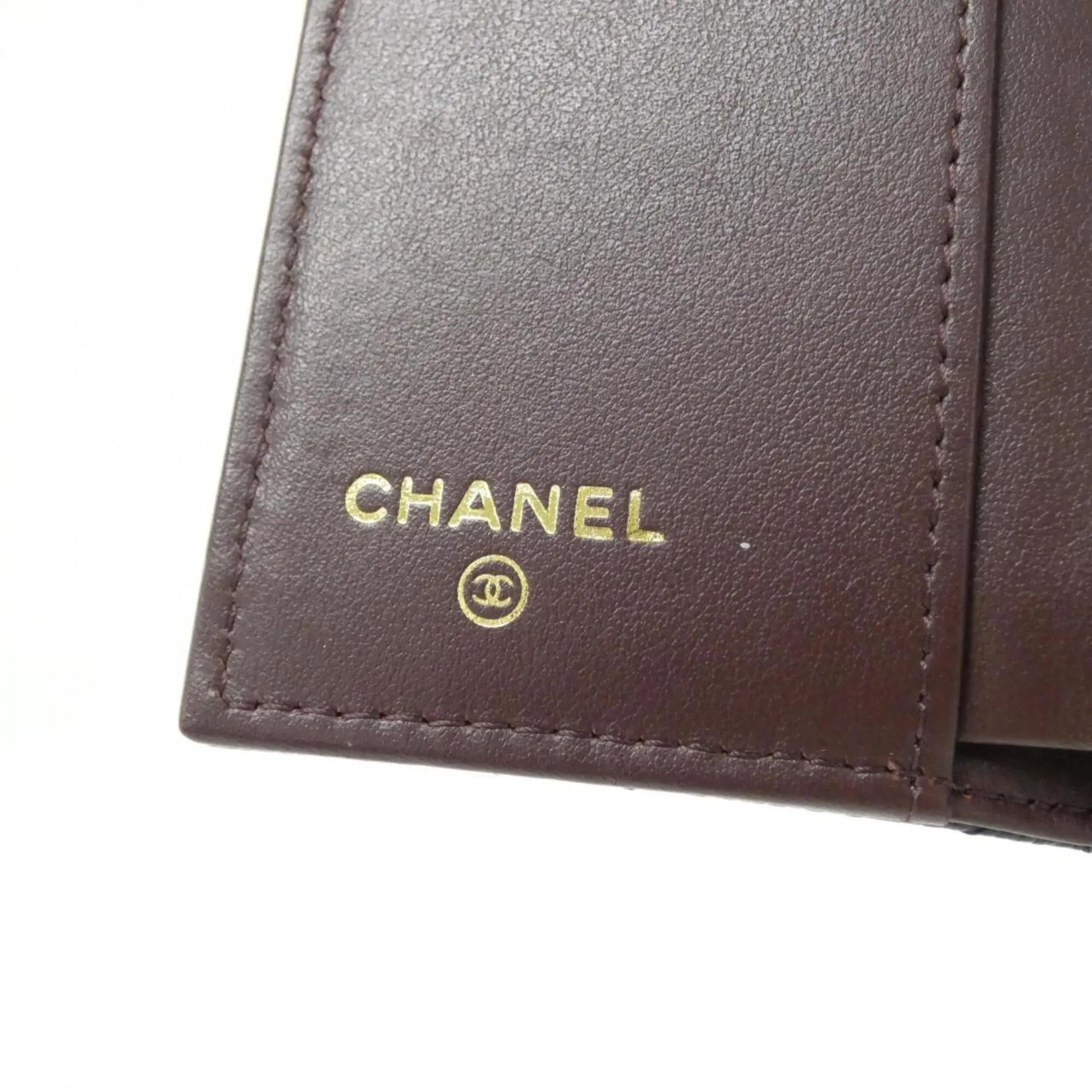 Grained Calfskin Wallet (Tri-Fold) (Pre-Owned) - Chanel - Modalova