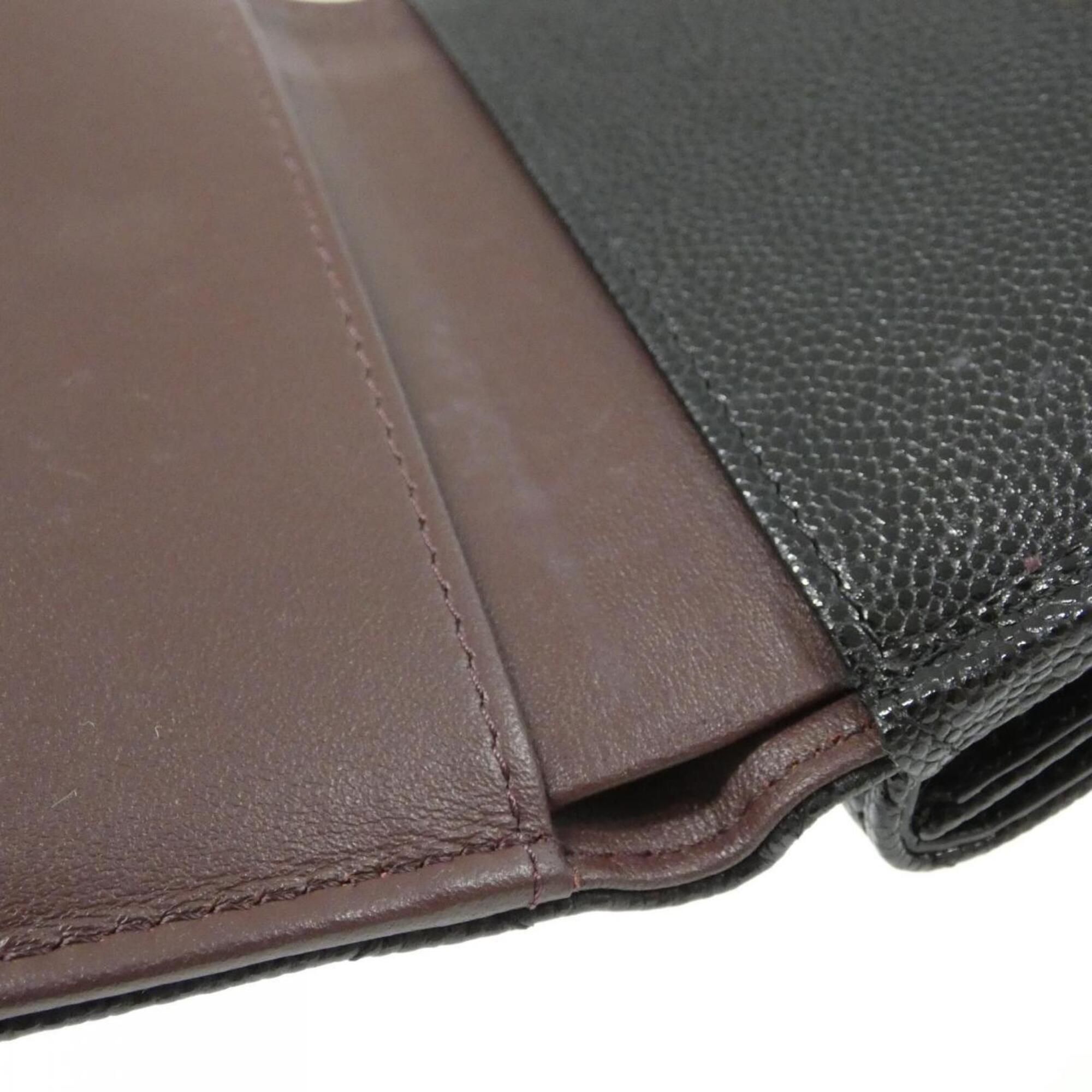 Grained Calfskin Wallet (Tri-Fold) (Pre-Owned) - Chanel - Modalova