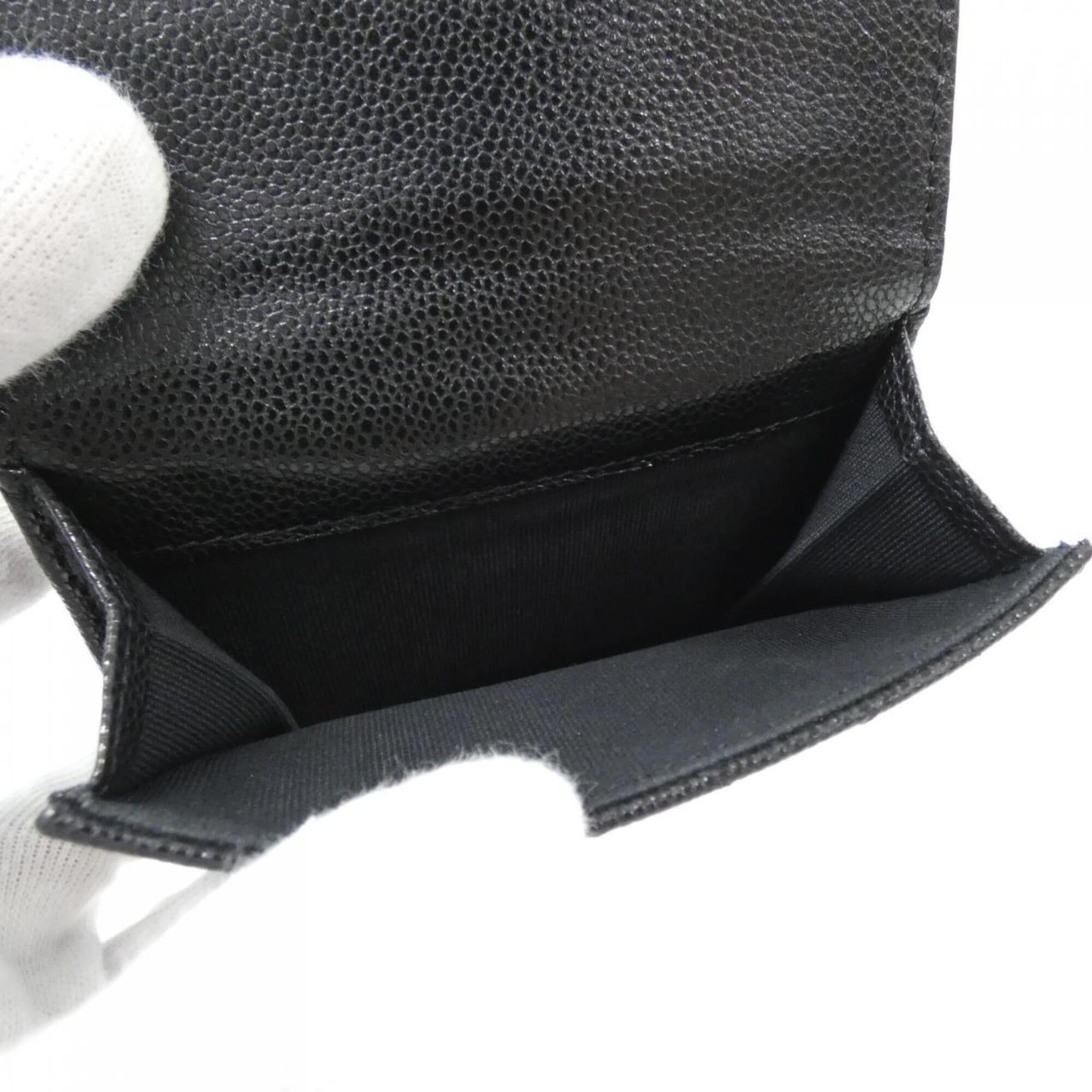 Grained Calfskin Wallet (Tri-Fold) (Pre-Owned) - Chanel - Modalova