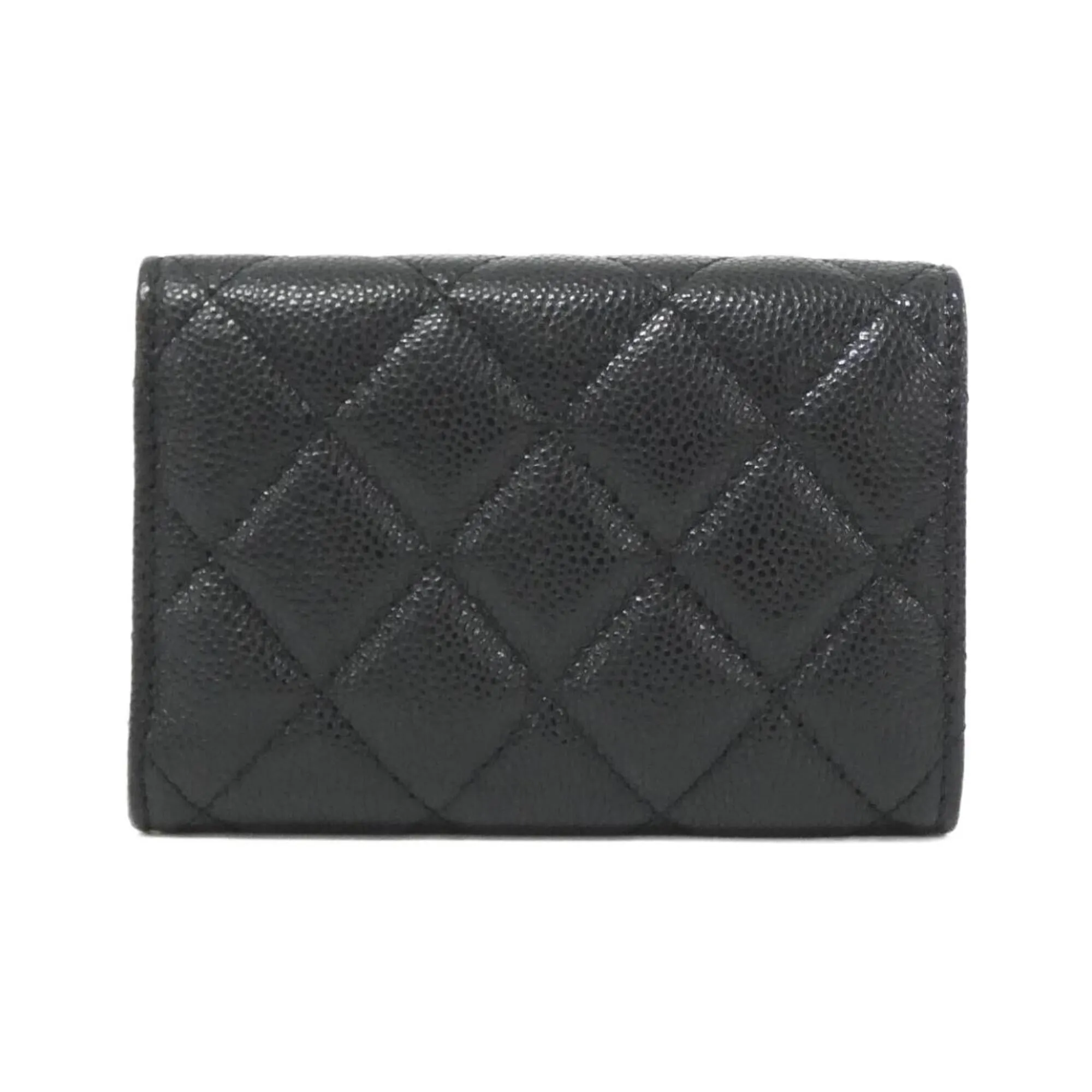 Grained Calfskin Wallet (Tri-Fold) (Pre-Owned) - Chanel - Modalova