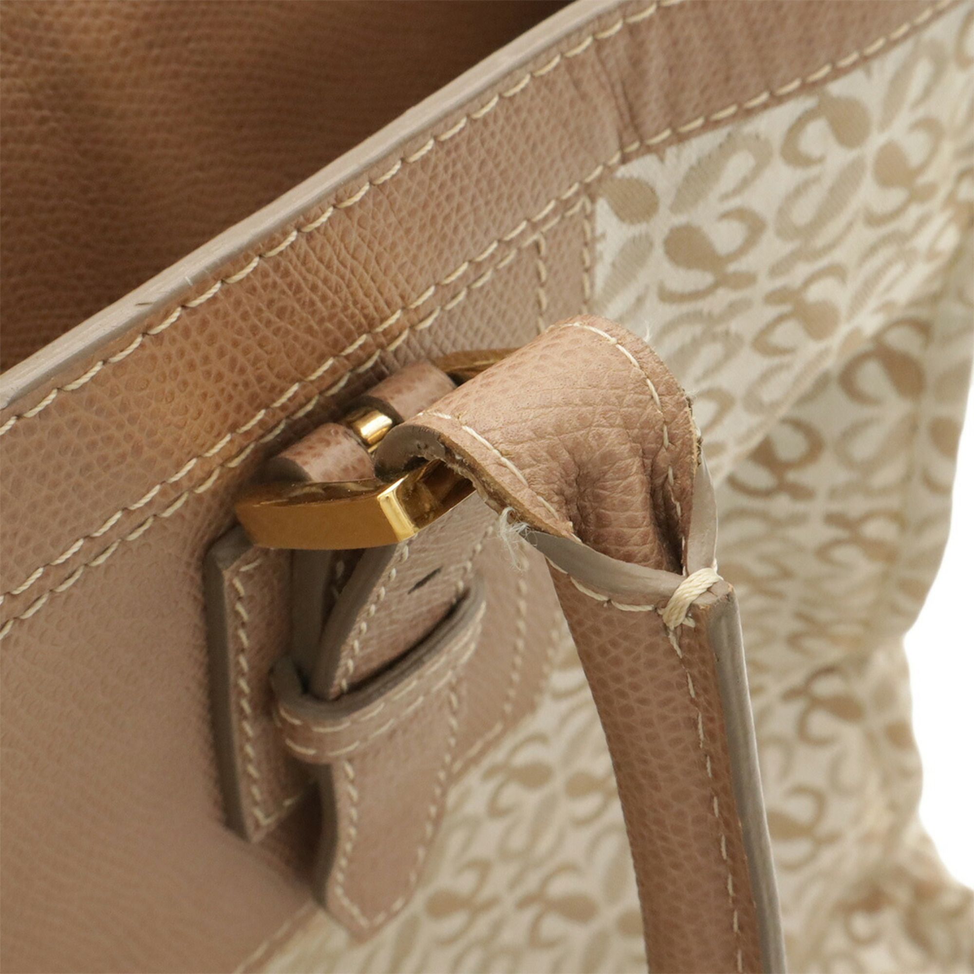 Leather Shoulder Bag Tote Bag (Pre-Owned) - Loewe - Modalova