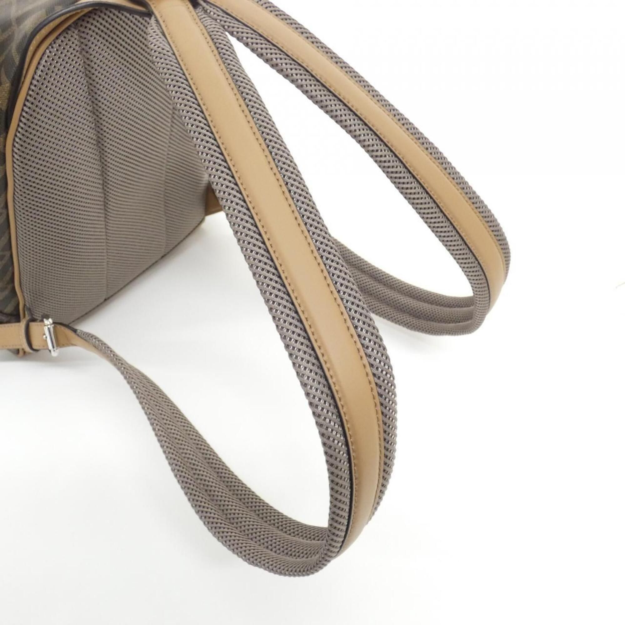Coated Canvas Leather Backpack (Pre-Owned) - Fendi - Modalova
