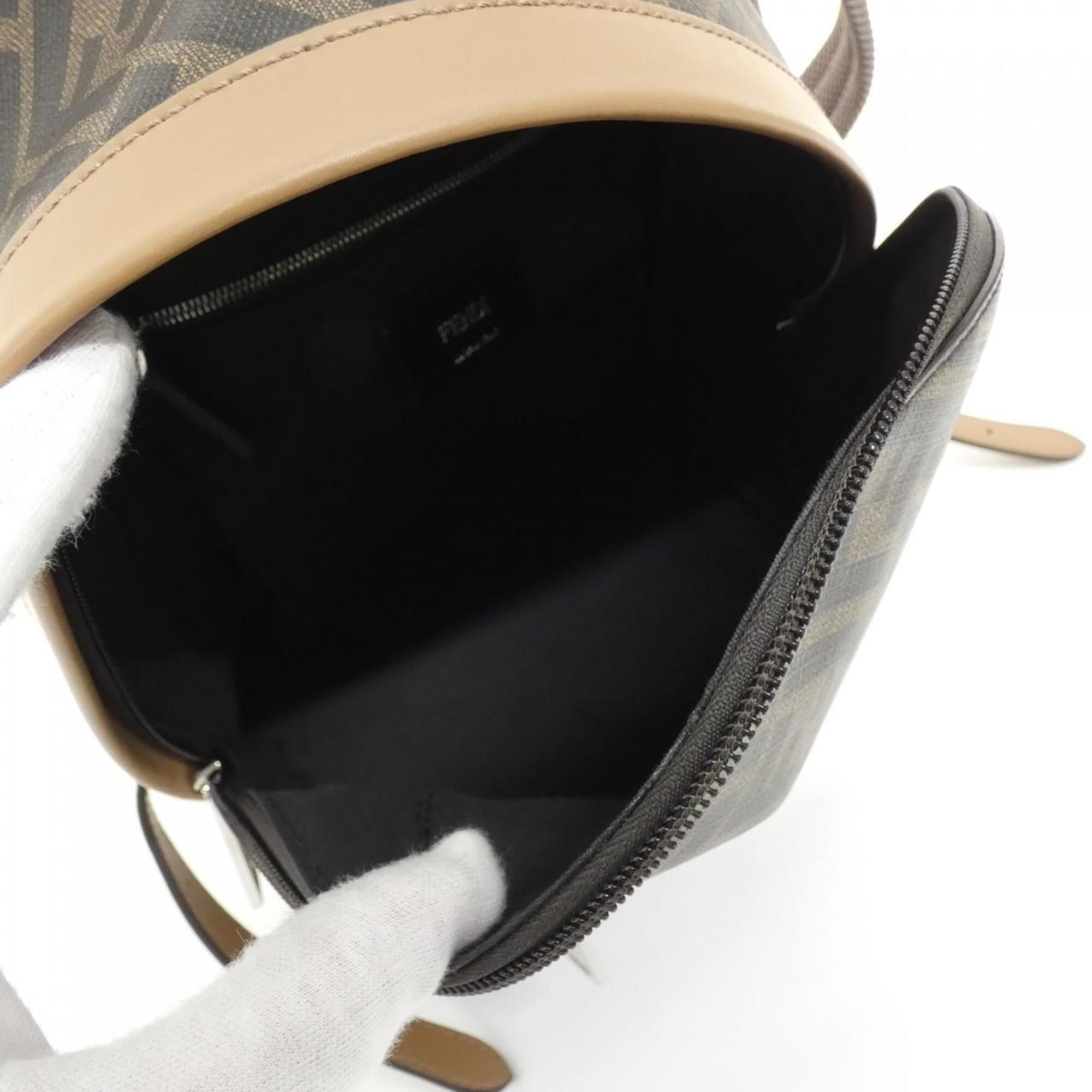 Coated Canvas Leather Backpack (Pre-Owned) - Fendi - Modalova