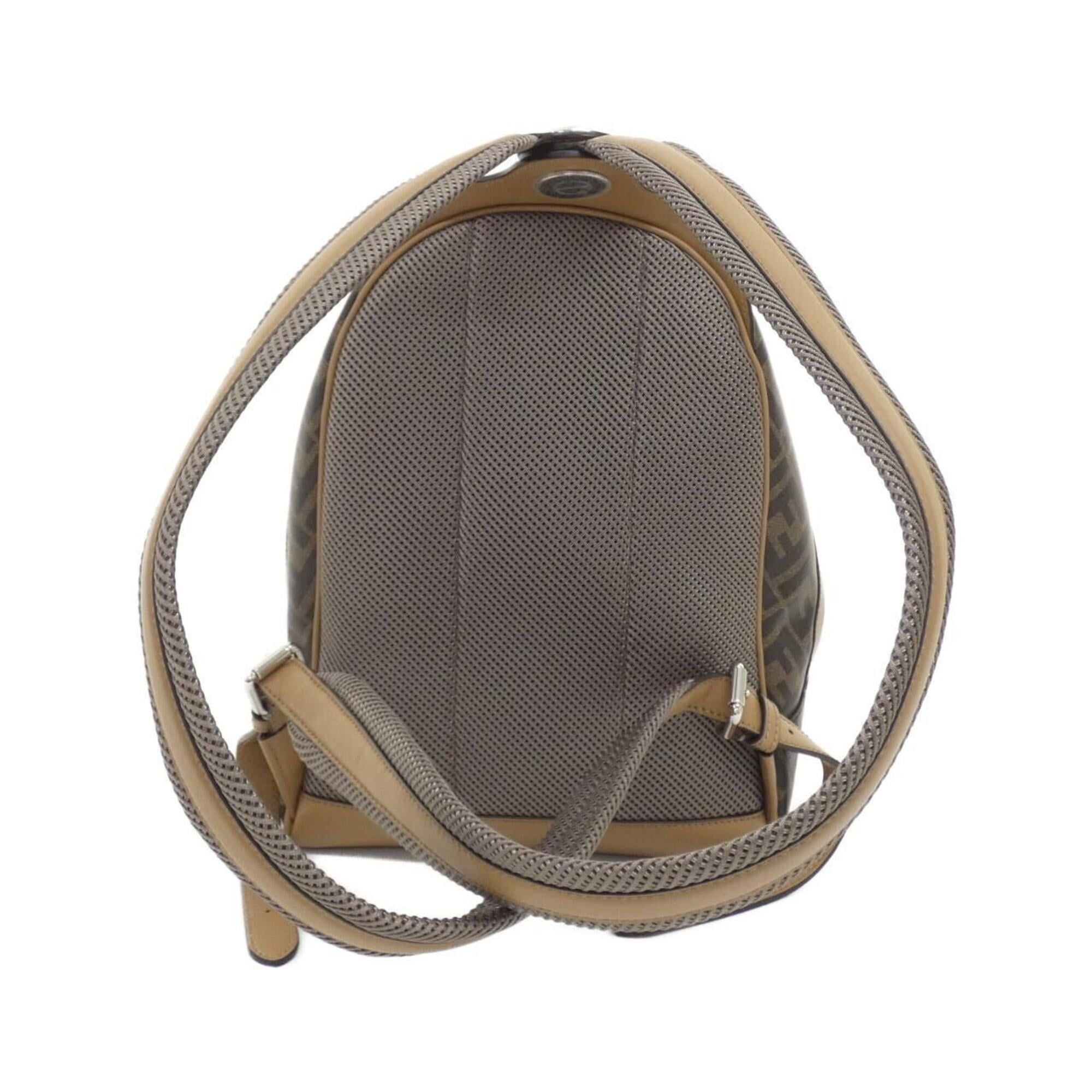 Coated Canvas Leather Backpack (Pre-Owned) - Fendi - Modalova