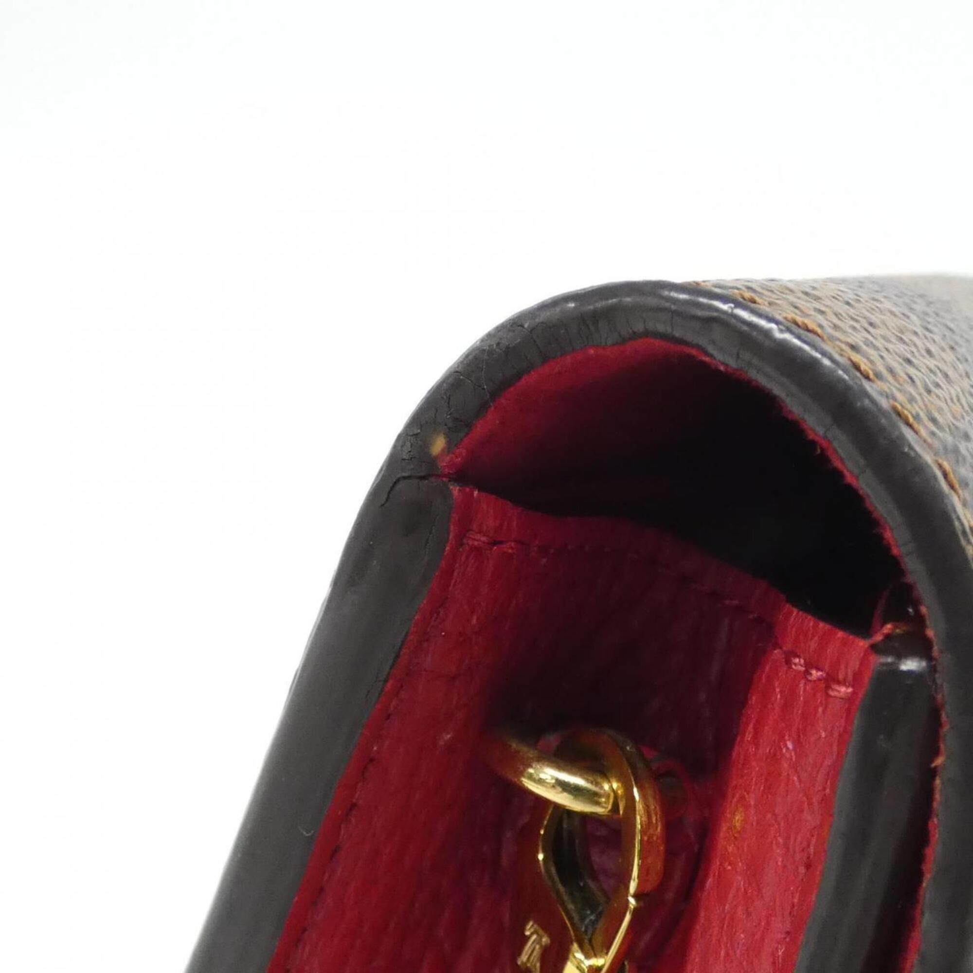 Coated Canvas Chain/Shoulder Wallet (Pre-Owned) - Louis Vuitton - Modalova