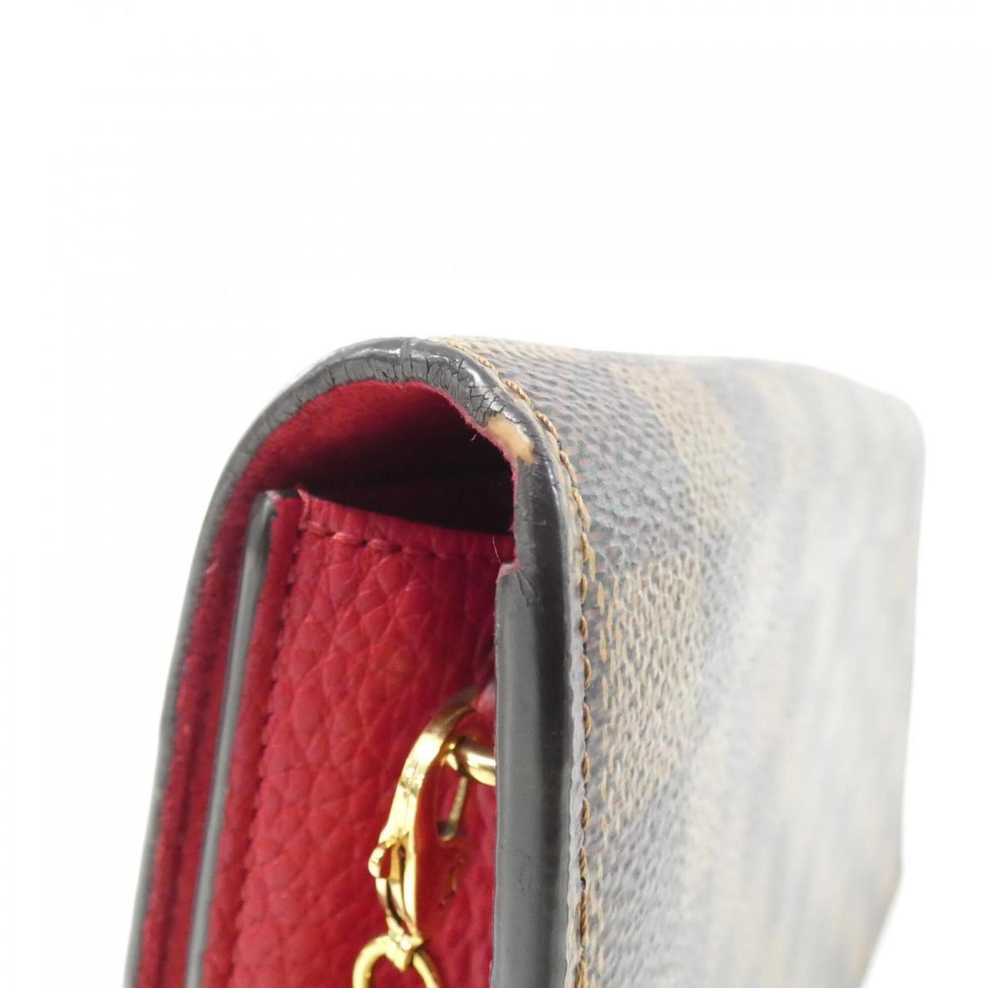 Coated Canvas Chain/Shoulder Wallet (Pre-Owned) - Louis Vuitton - Modalova