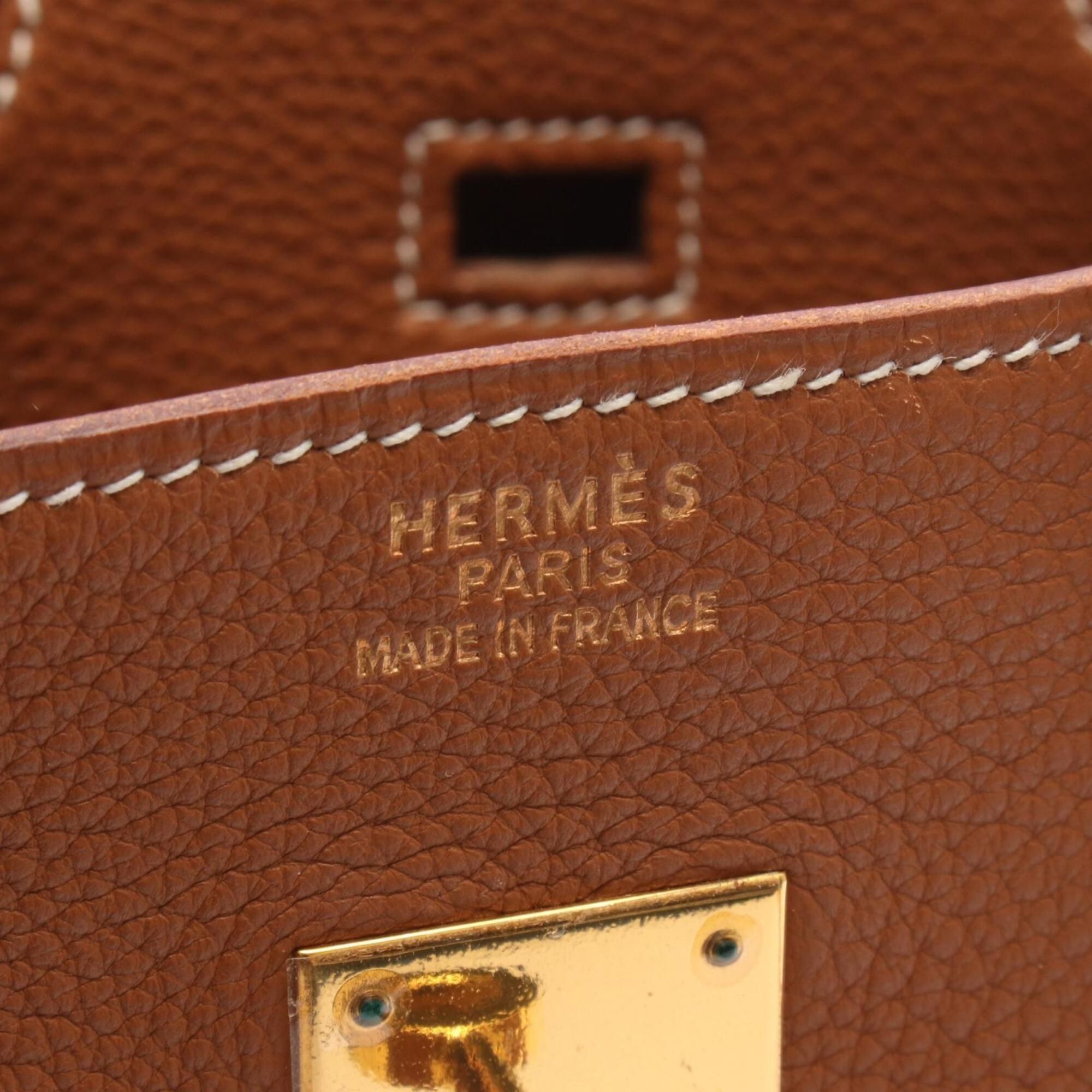 Taurillon Clemence Leather Handbag (Pre-Owned) - Hermes - Modalova
