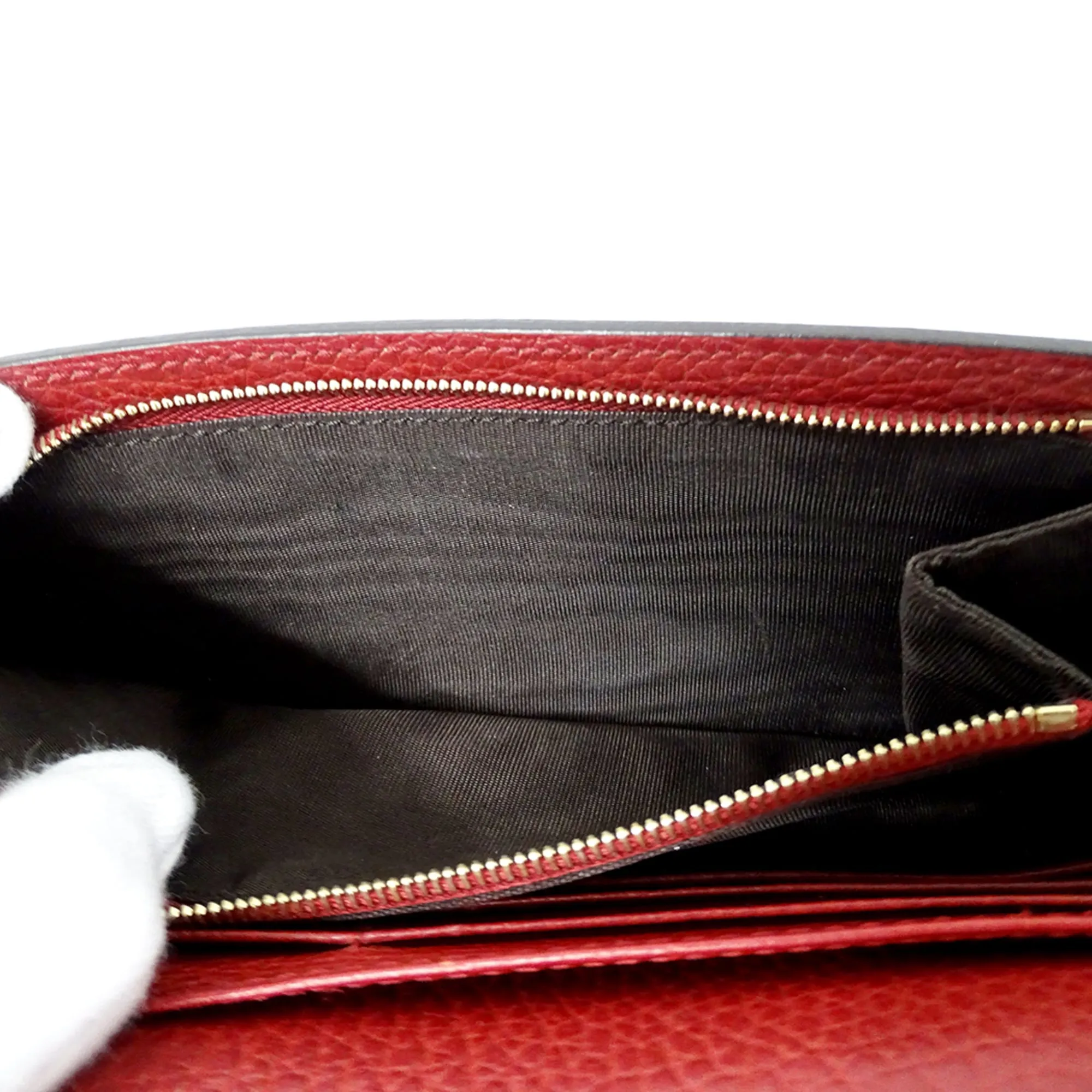 Leather Chain/Shoulder Wallet (Pre-Owned) - Gucci - Modalova