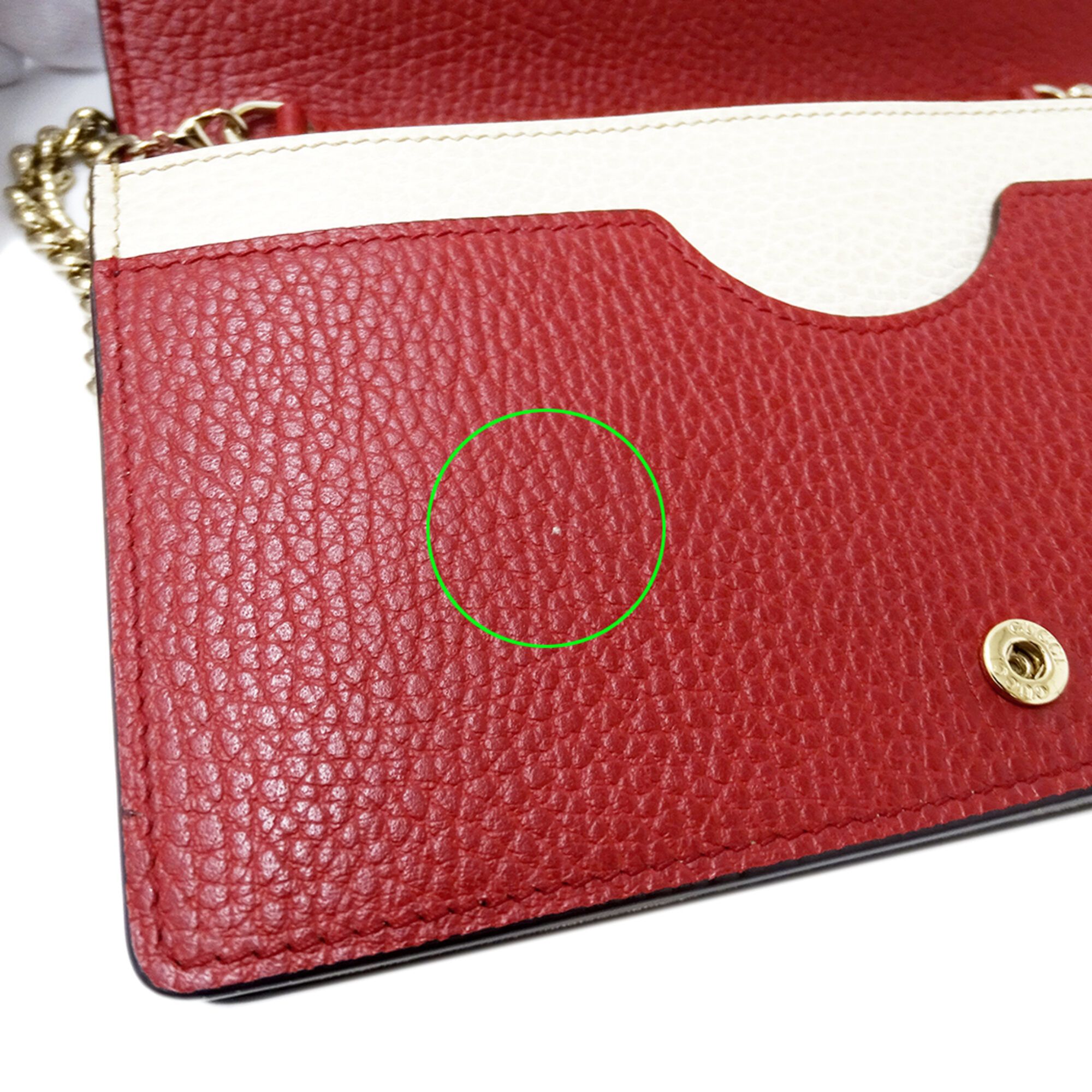 Leather Chain/Shoulder Wallet (Pre-Owned) - Gucci - Modalova