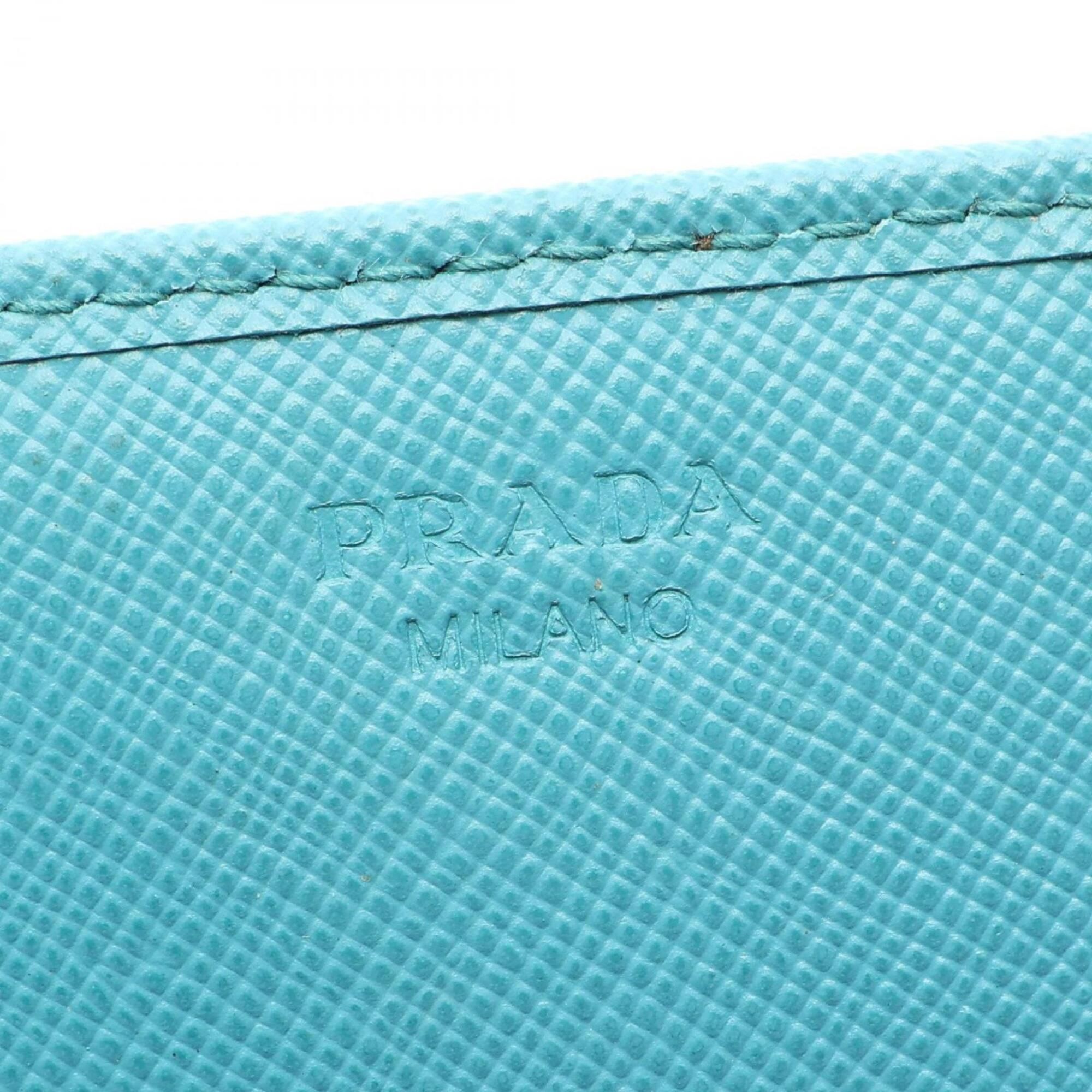 Leather Long Wallet (Bi-Fold) (Pre-Owned) - Prada - Modalova