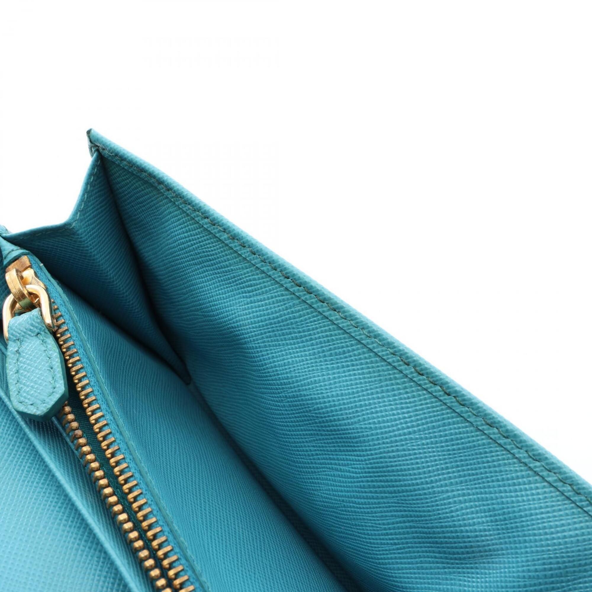 Leather Long Wallet (Bi-Fold) (Pre-Owned) - Prada - Modalova