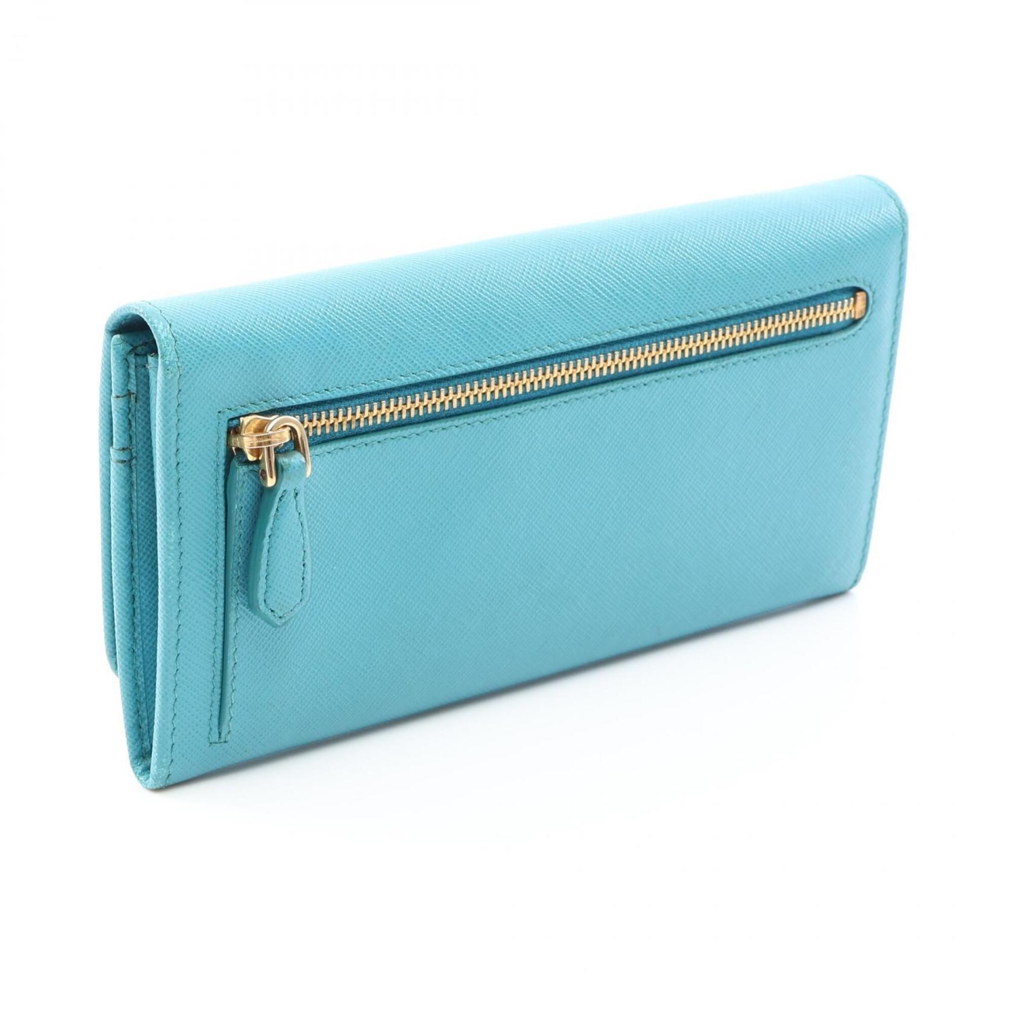 Leather Long Wallet (Bi-Fold) (Pre-Owned) - Prada - Modalova
