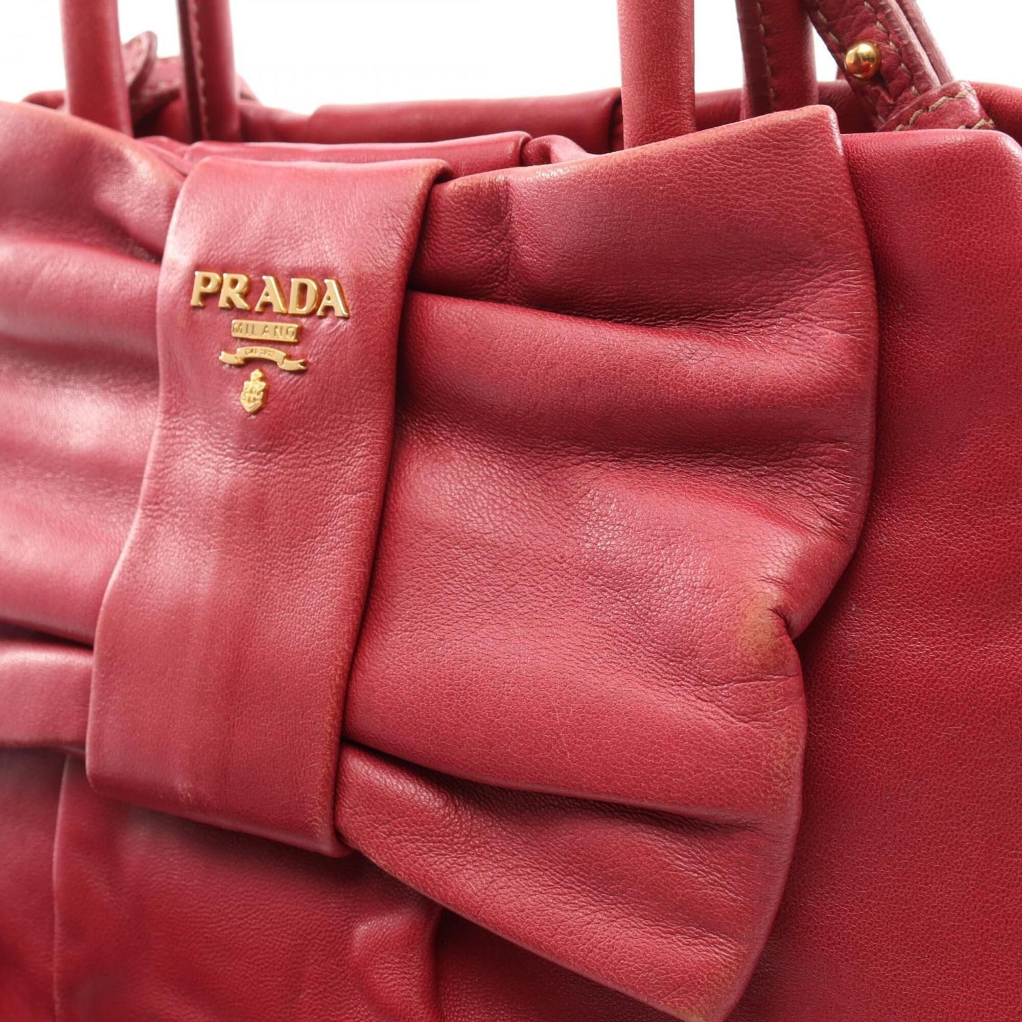 Leather Handbag (Pre-Owned) - Prada - Modalova