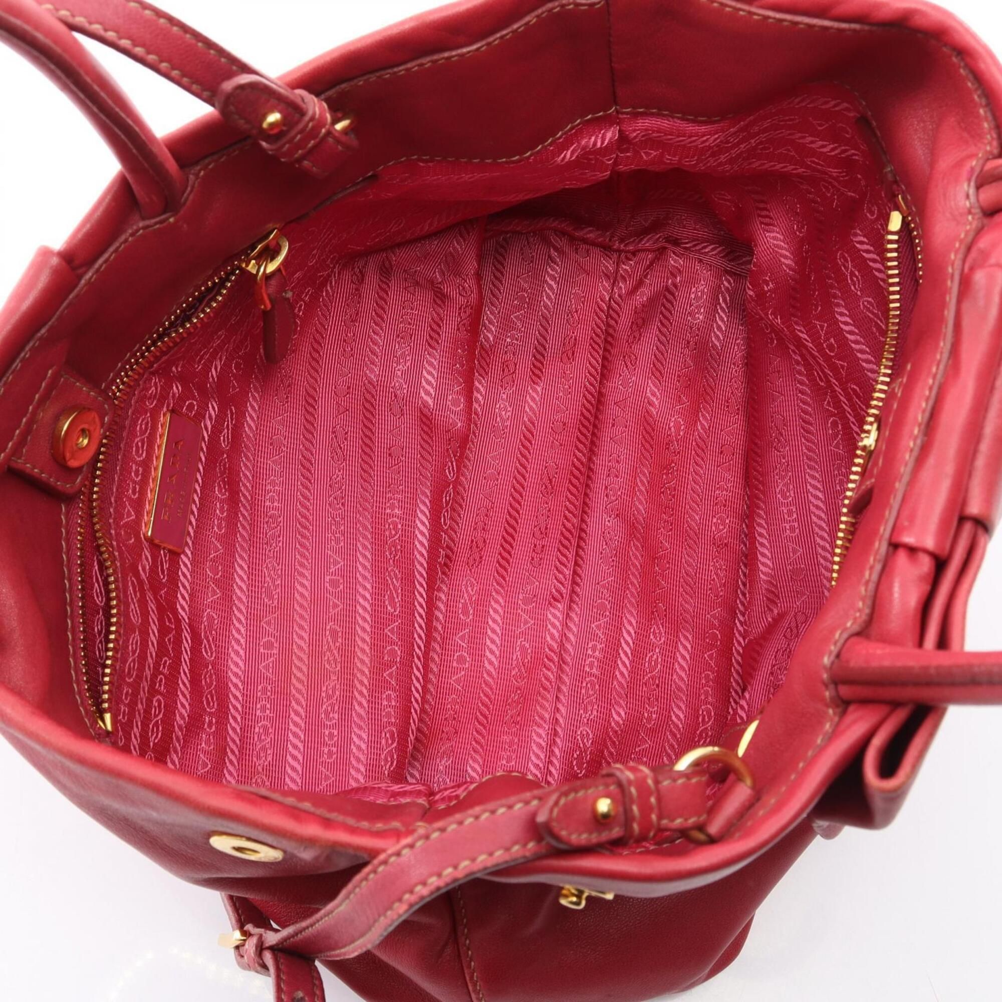 Leather Handbag (Pre-Owned) - Prada - Modalova