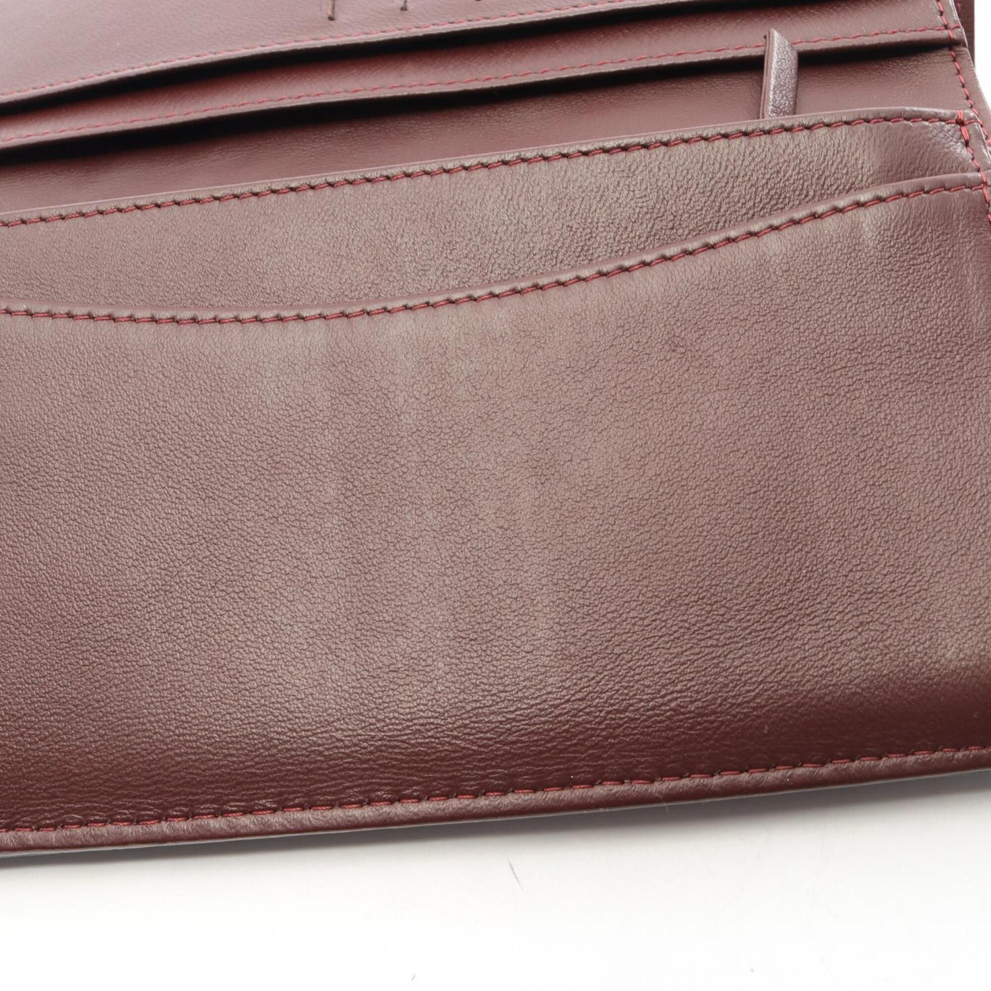 Leather Long Wallet (Bi-Fold) (Pre-Owned) - Chanel - Modalova