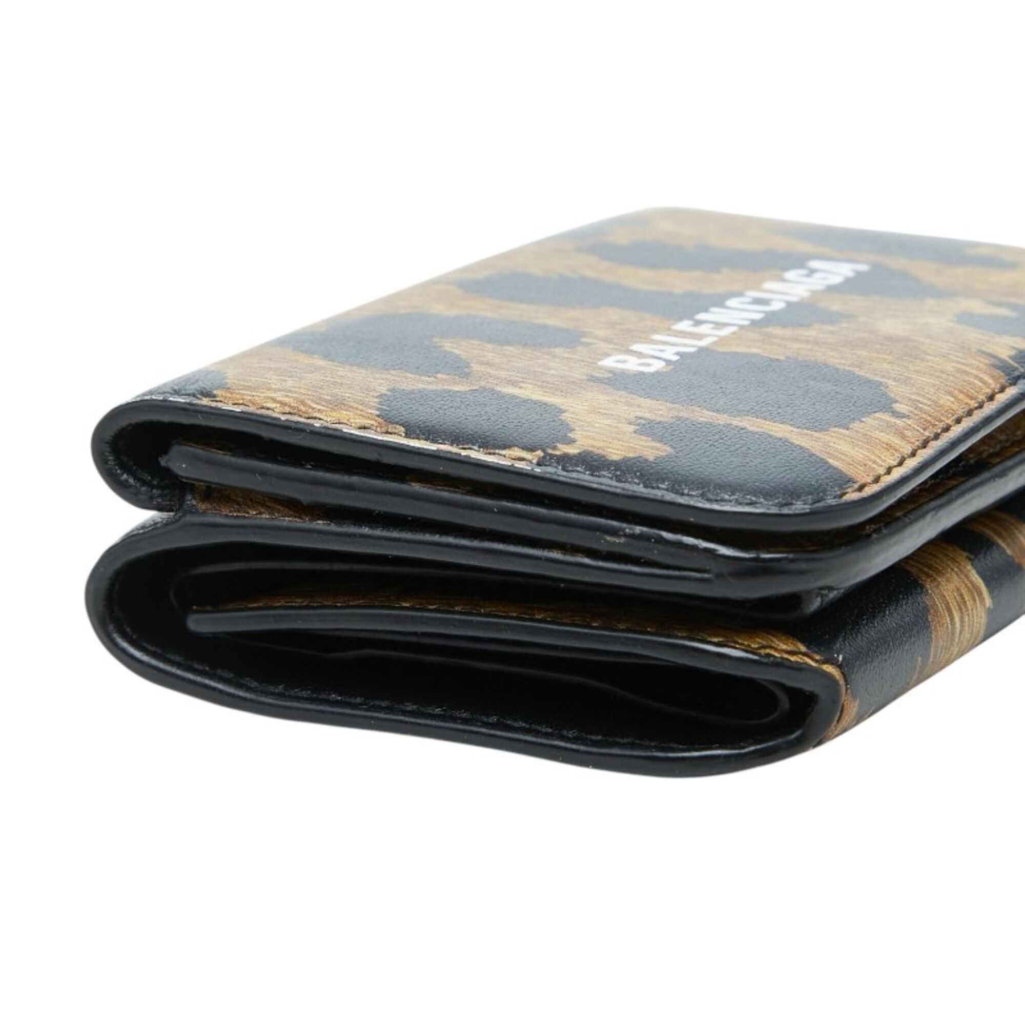 Leather Wallet (Tri-Fold) (Pre-Owned) - Balenciaga - Modalova