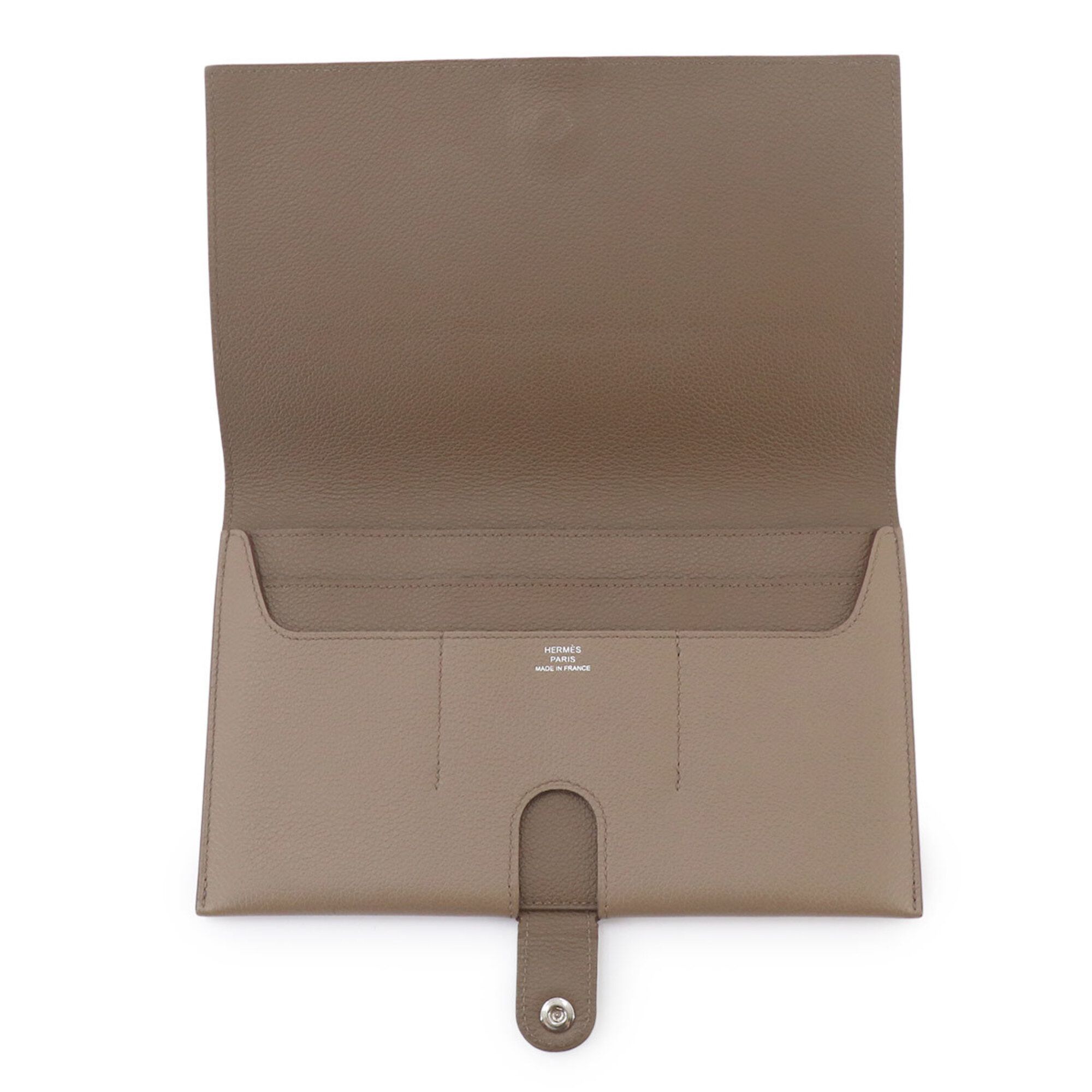 Leather Long Wallet (Bi-Fold) (Pre-Owned) - Hermes - Modalova