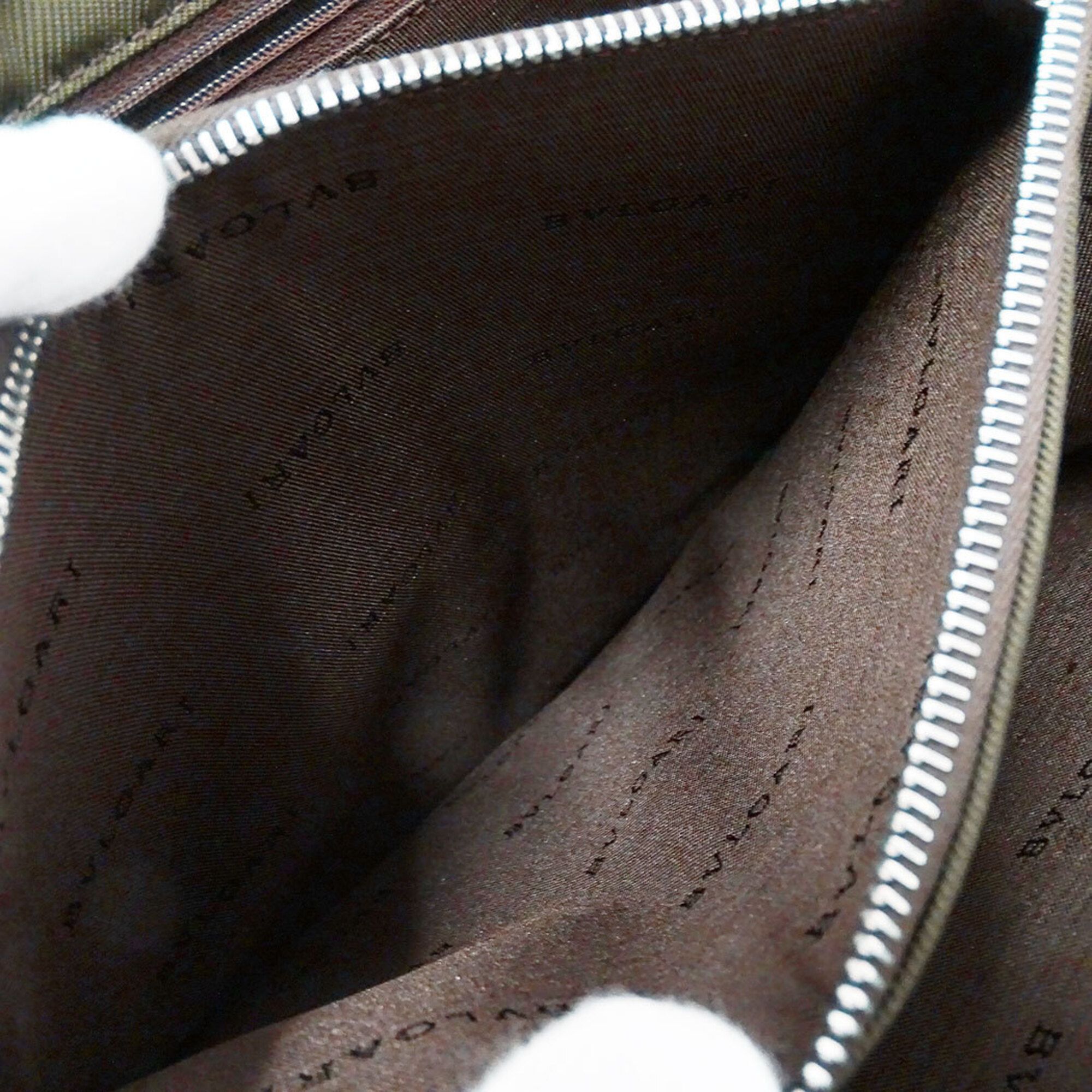 Leather Canvas Shoulder Bag (Pre-Owned) - Bvlgari - Modalova