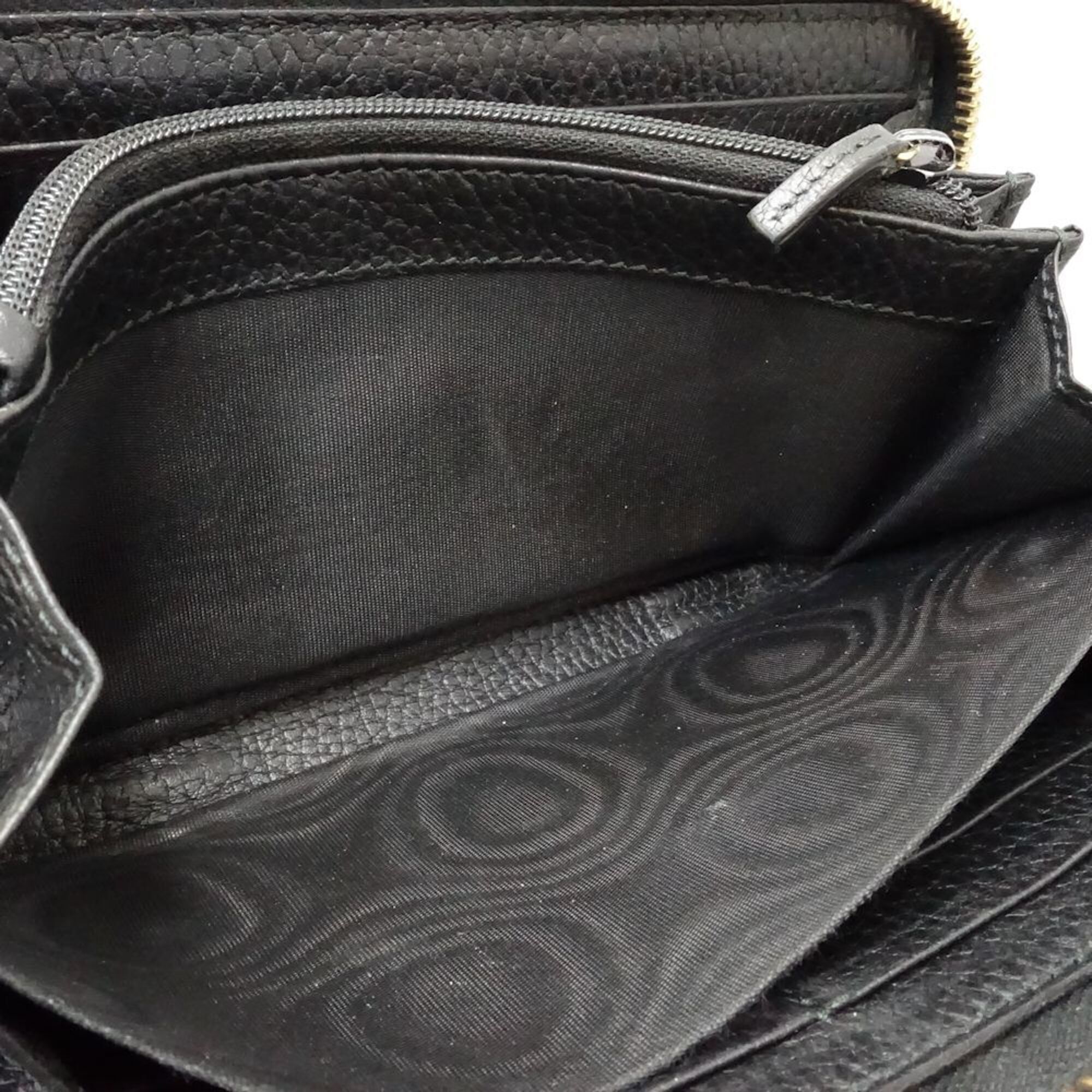 Leather Long Wallet (Bi-Fold) (Pre-Owned) - Gucci - Modalova