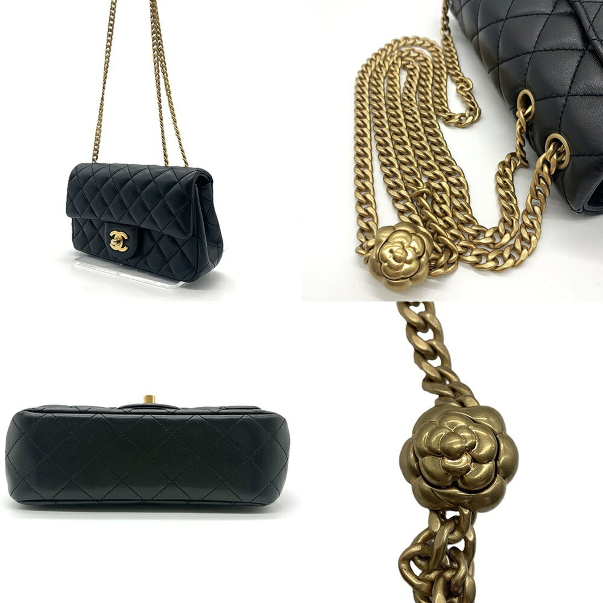 Camellia Leather Shoulder Bag (Pre-Owned) - Chanel - Modalova