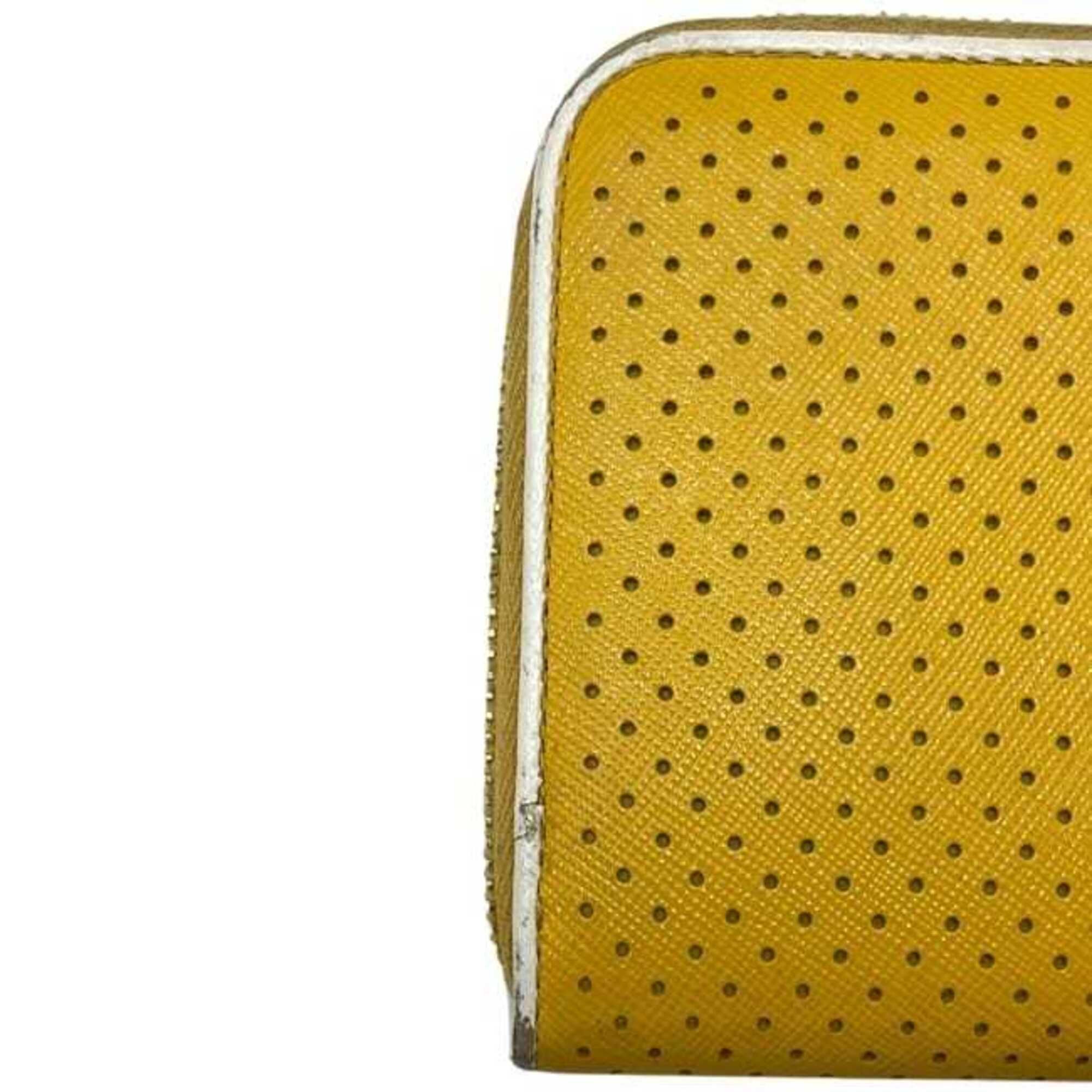 Leather Long Wallet (Bi-Fold) (Pre-Owned) - Prada - Modalova