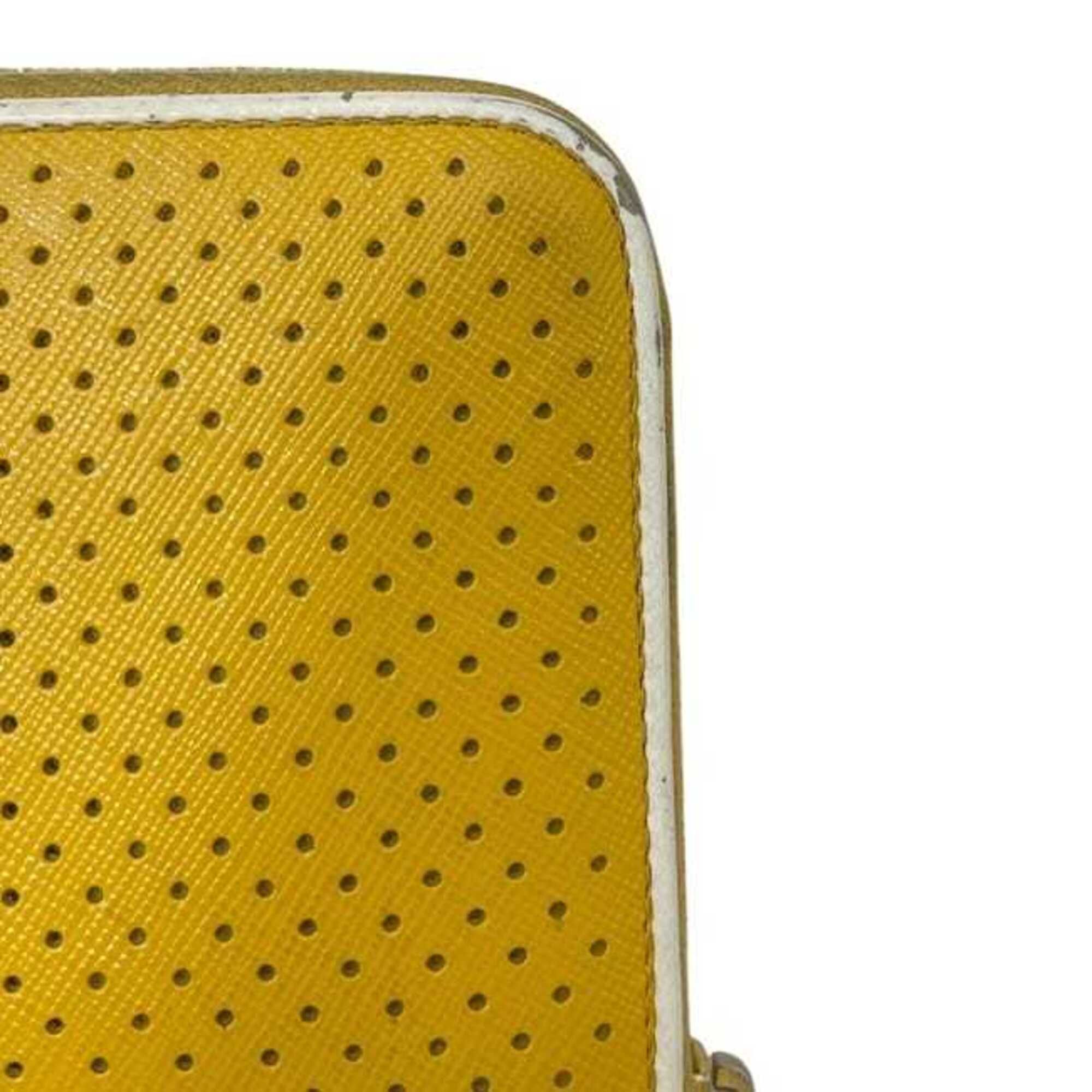 Leather Long Wallet (Bi-Fold) (Pre-Owned) - Prada - Modalova