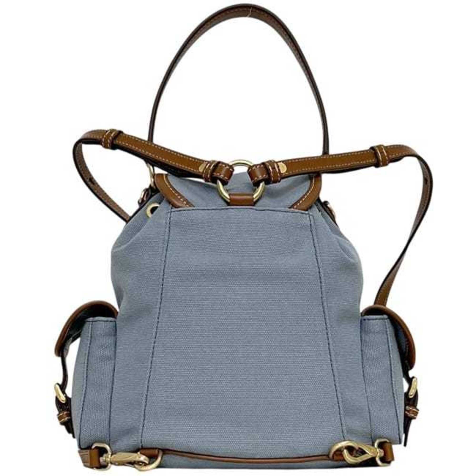 Canvas Leather Backpack (Pre-Owned) - Miu Miu - Modalova
