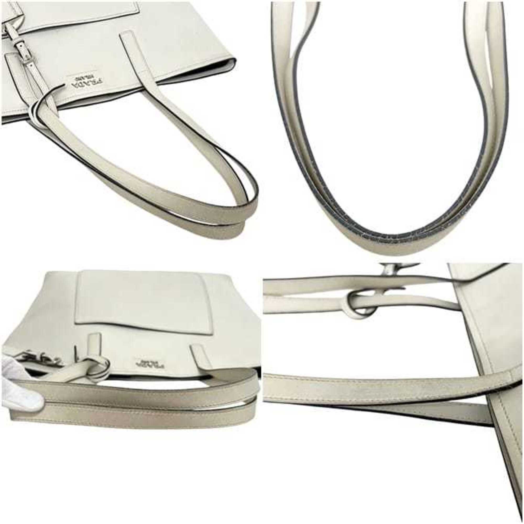 Leather Tote Bag (Pre-Owned) - Prada - Modalova