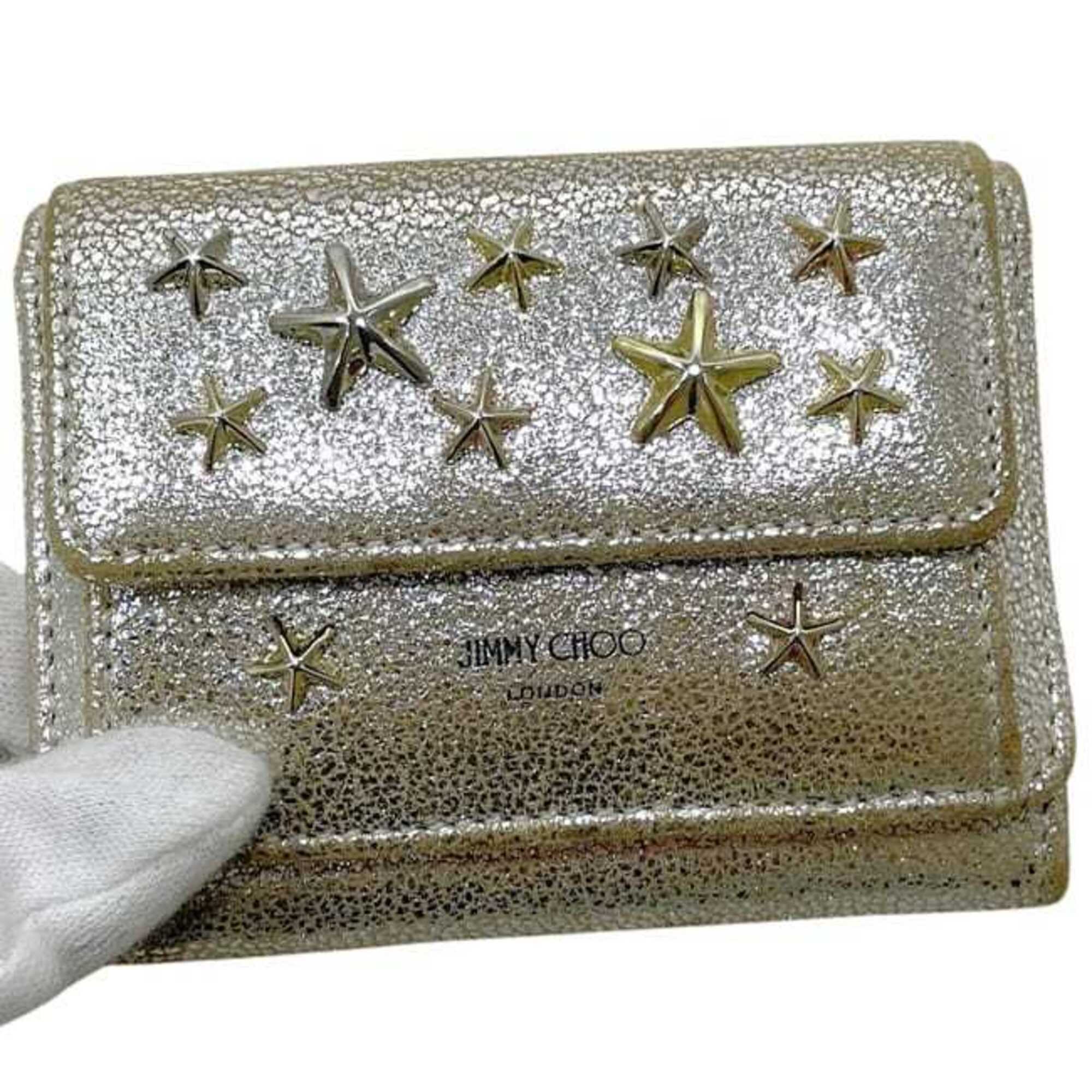 Leather Wallet (Tri-Fold) (Pre-Owned) - Jimmy Choo - Modalova