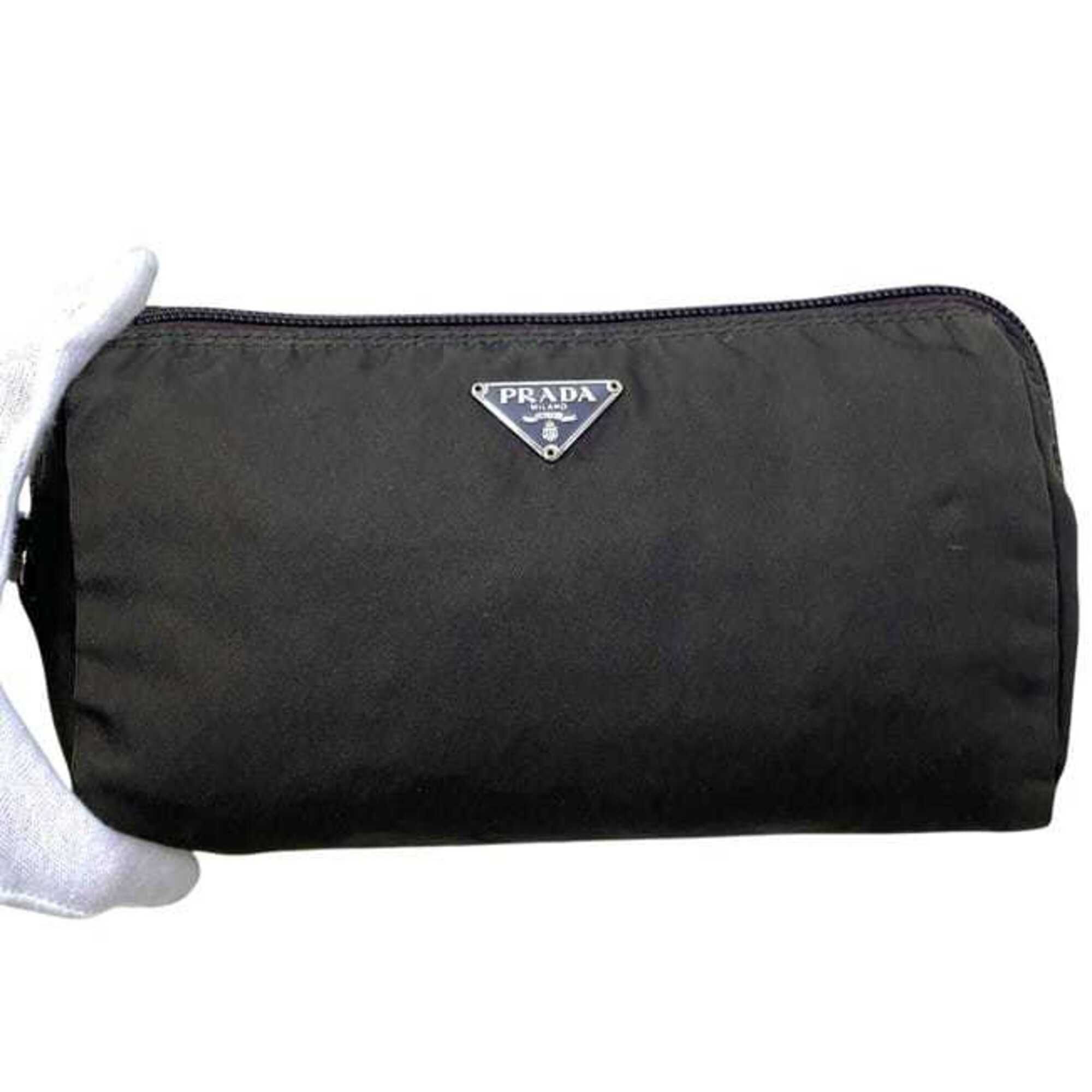 Dark Nylon Pouch (Pre-Owned) - Prada - Modalova