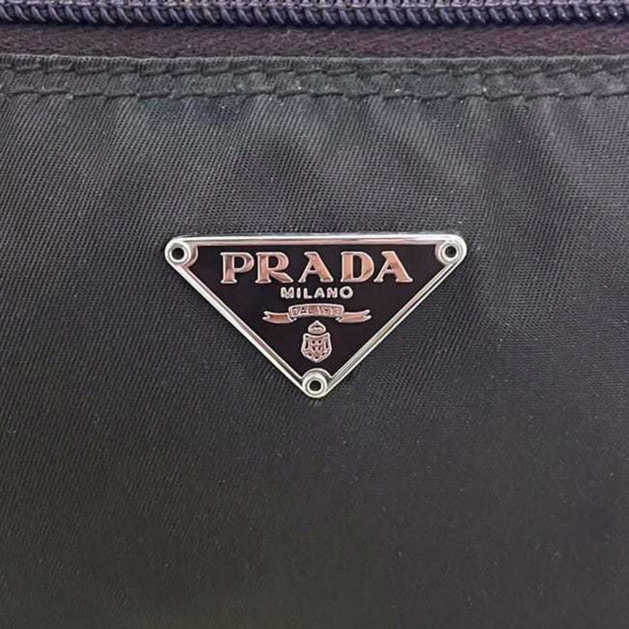 Dark Nylon Pouch (Pre-Owned) - Prada - Modalova