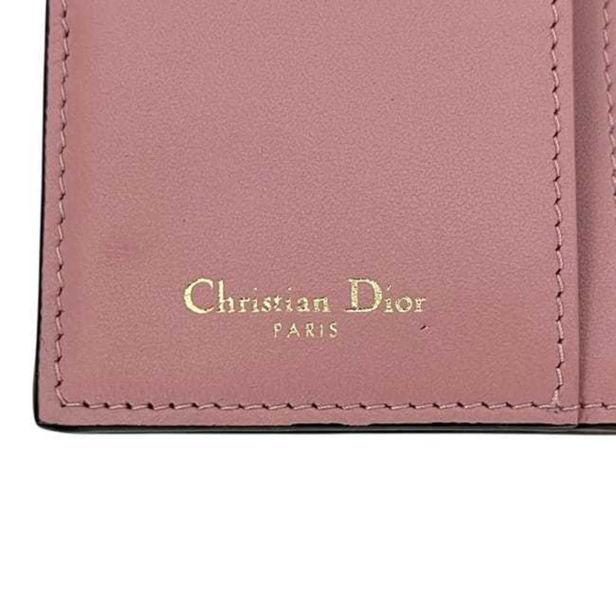 Leather Long Wallet (Tri-Fold) (Pre-Owned) - Christian Dior - Modalova