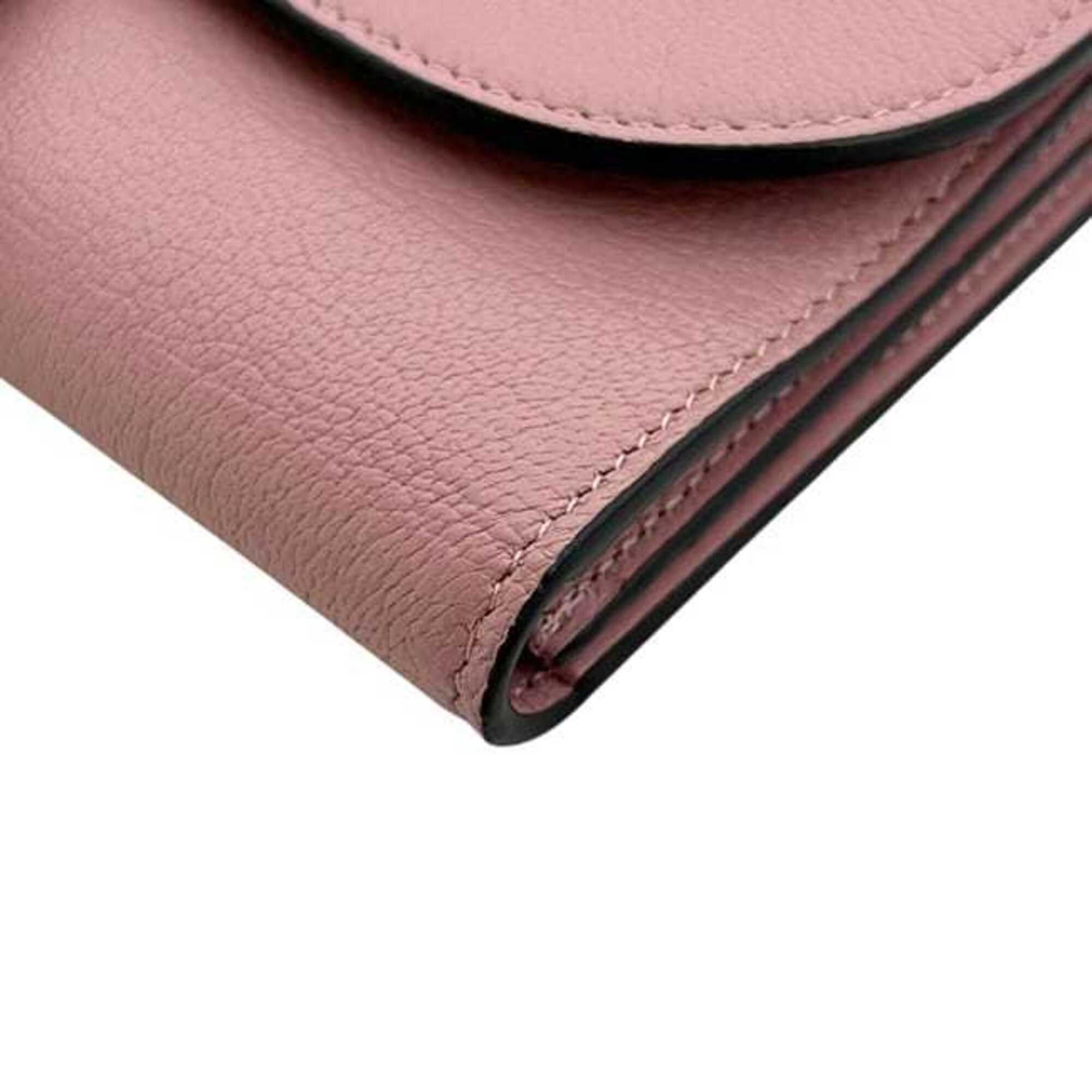 Leather Long Wallet (Tri-Fold) (Pre-Owned) - Christian Dior - Modalova