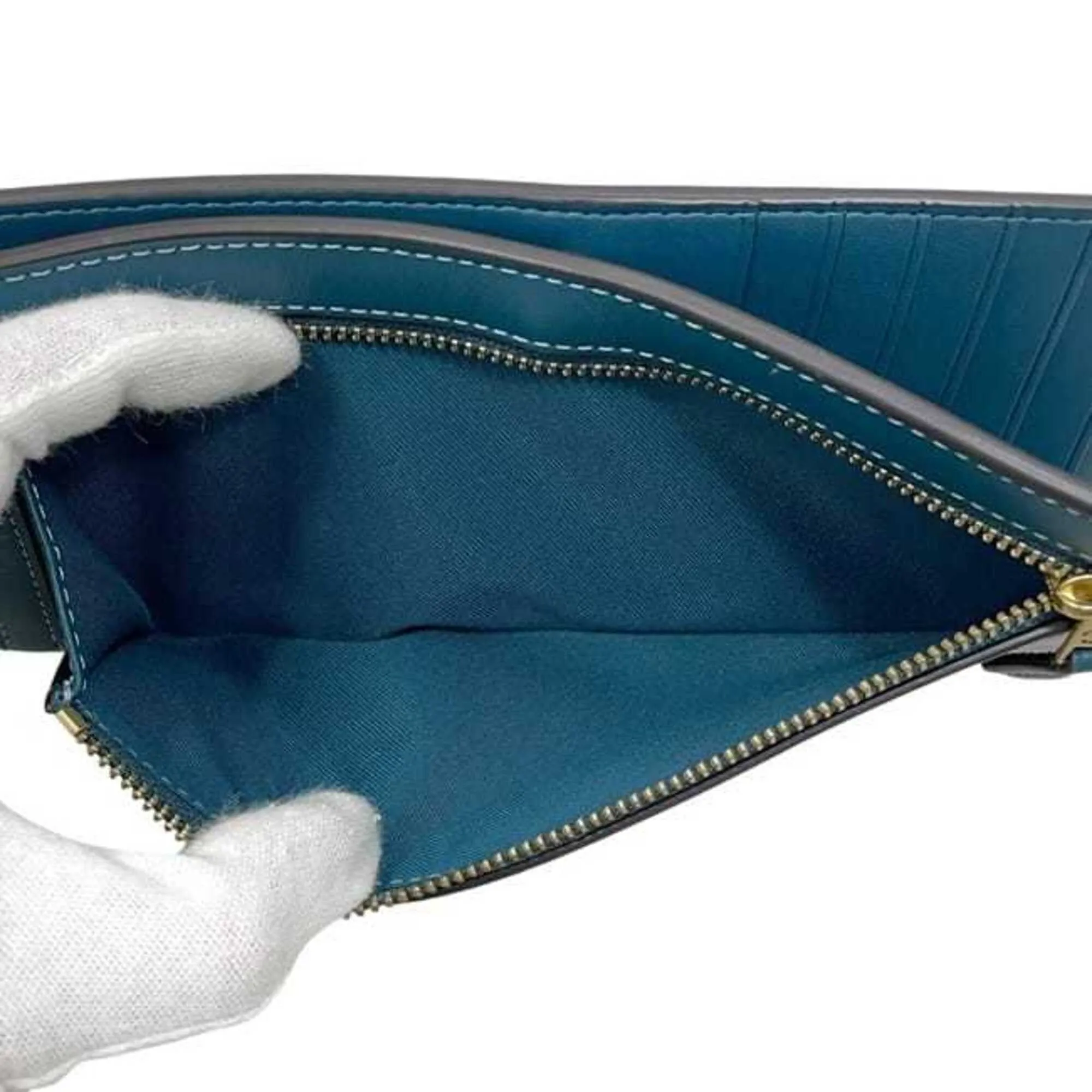 Leather Long Wallet (Bi-Fold) (Pre-Owned) - Coach - Modalova