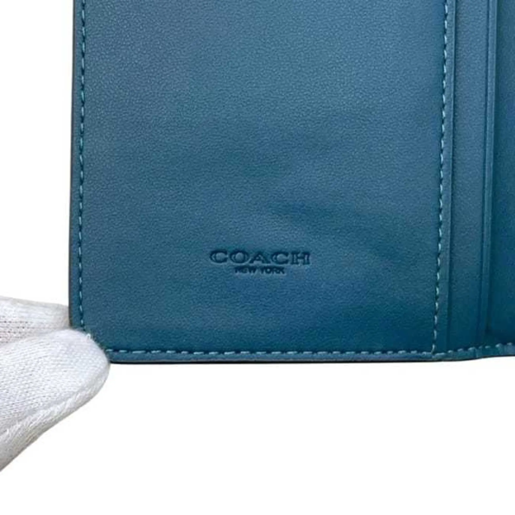Leather Long Wallet (Bi-Fold) (Pre-Owned) - Coach - Modalova