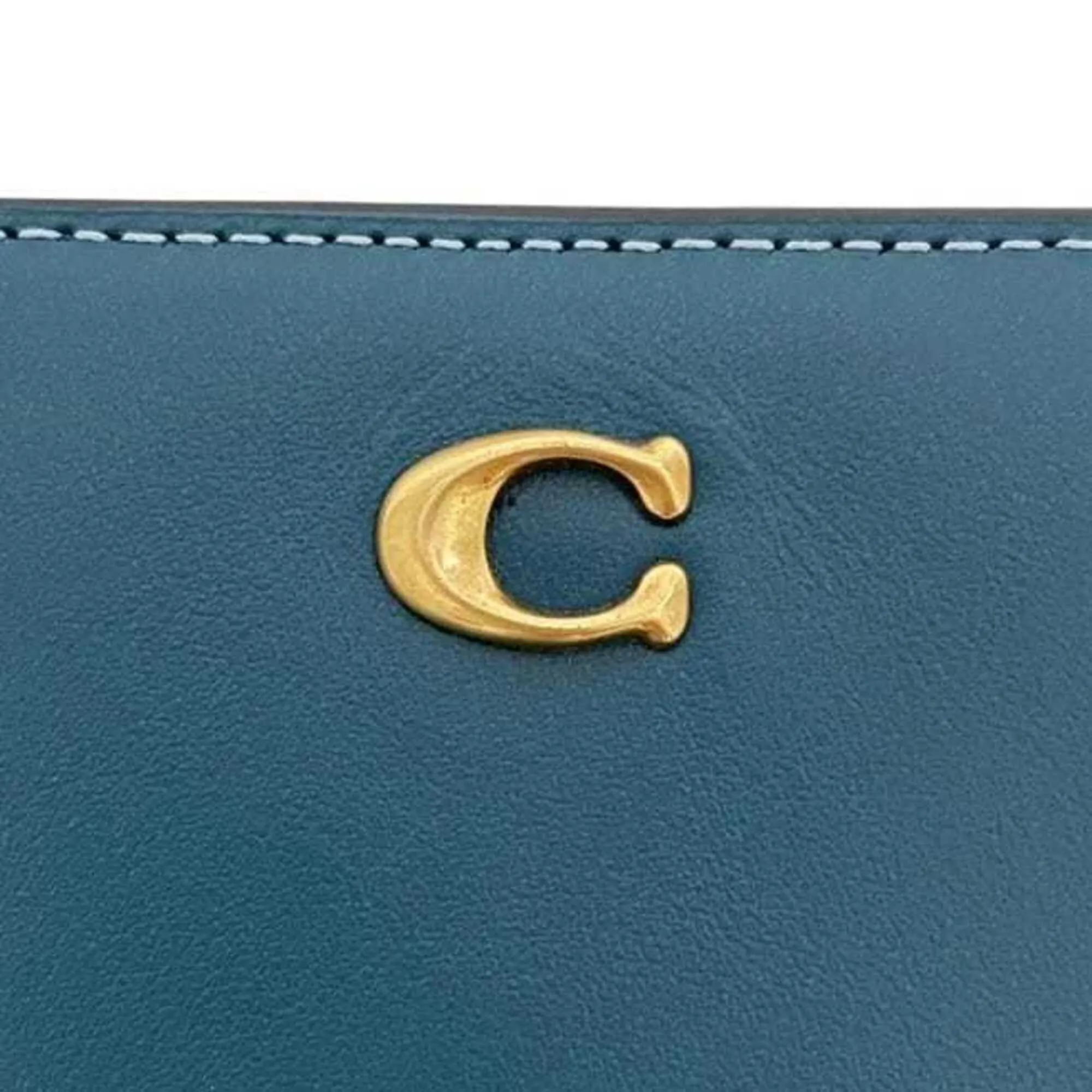 Leather Long Wallet (Bi-Fold) (Pre-Owned) - Coach - Modalova