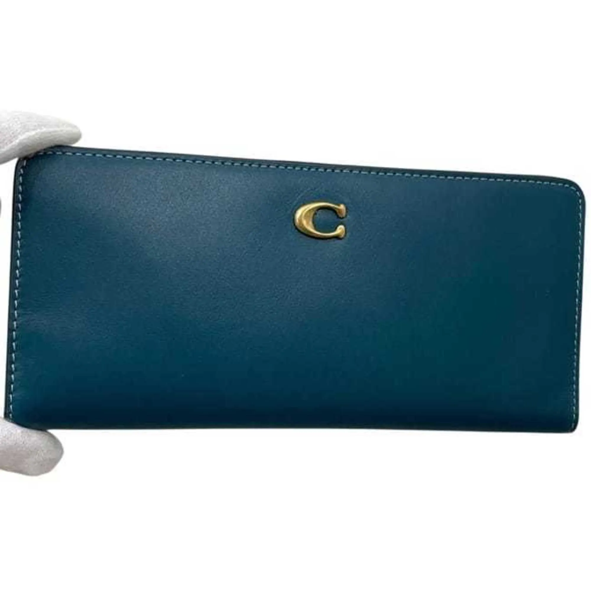 Leather Long Wallet (Bi-Fold) (Pre-Owned) - Coach - Modalova