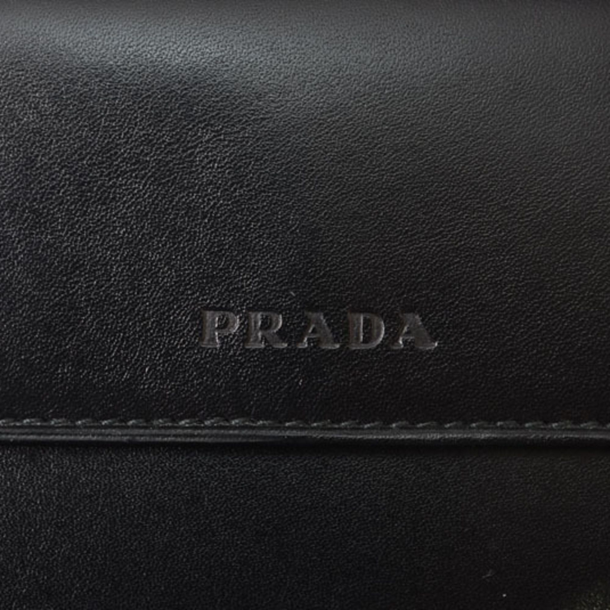 Leather Wallet (Tri-Fold) (Pre-Owned) - Prada - Modalova