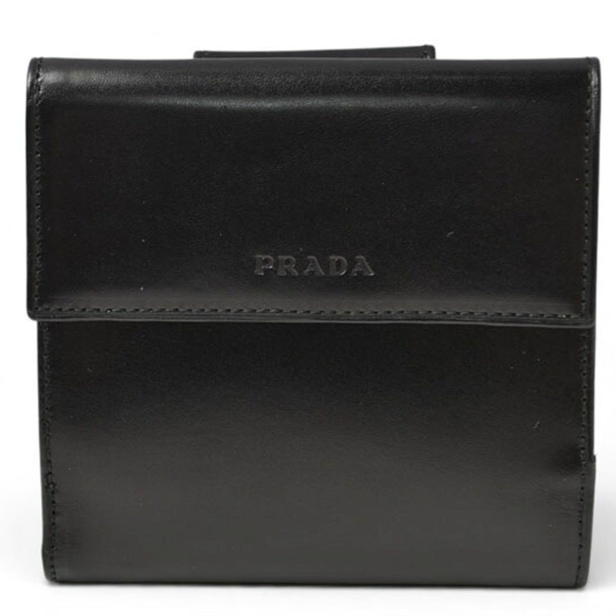 Leather Wallet (Tri-Fold) (Pre-Owned) - Prada - Modalova