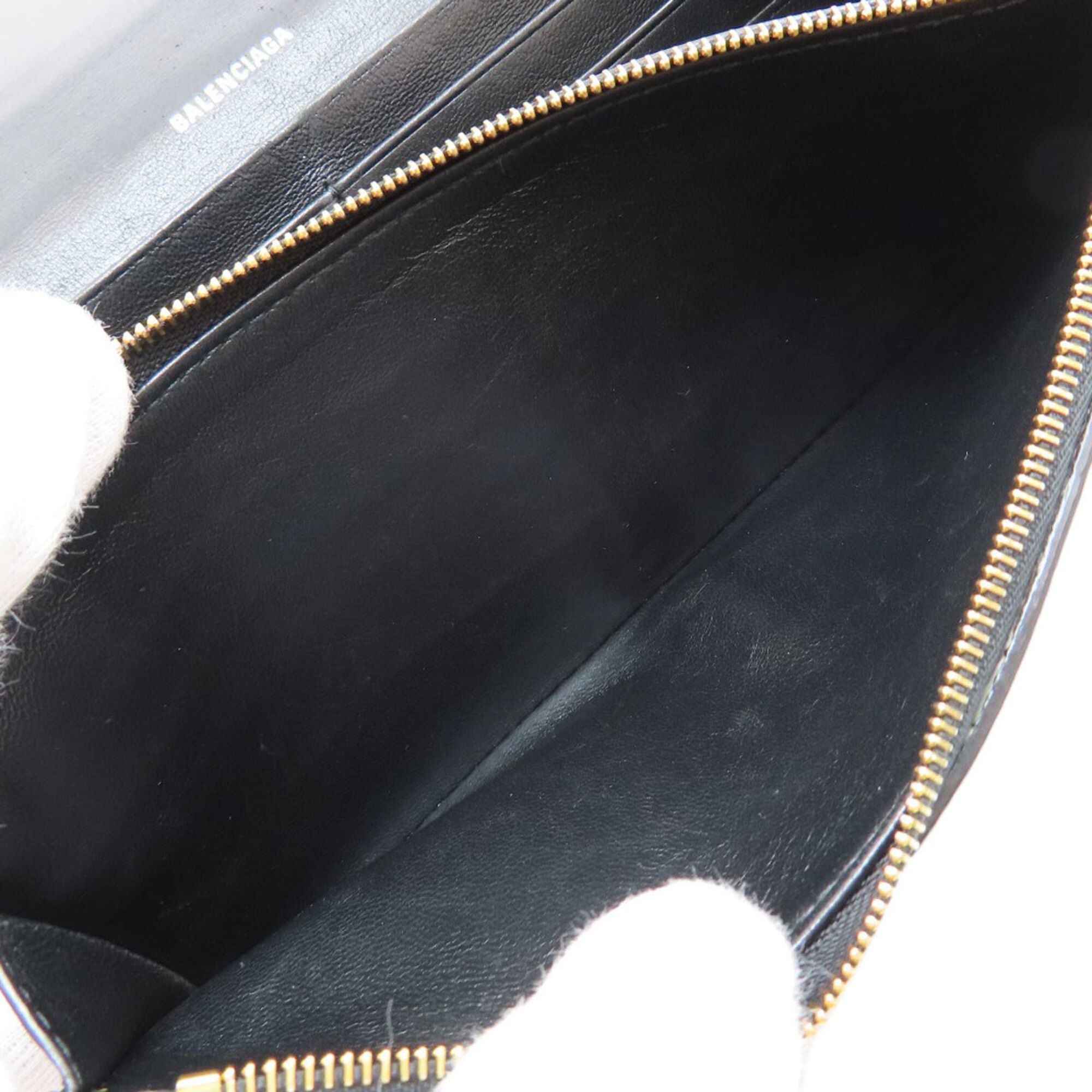 Leather Long Wallet (Bi-Fold) (Pre-Owned) - Balenciaga - Modalova