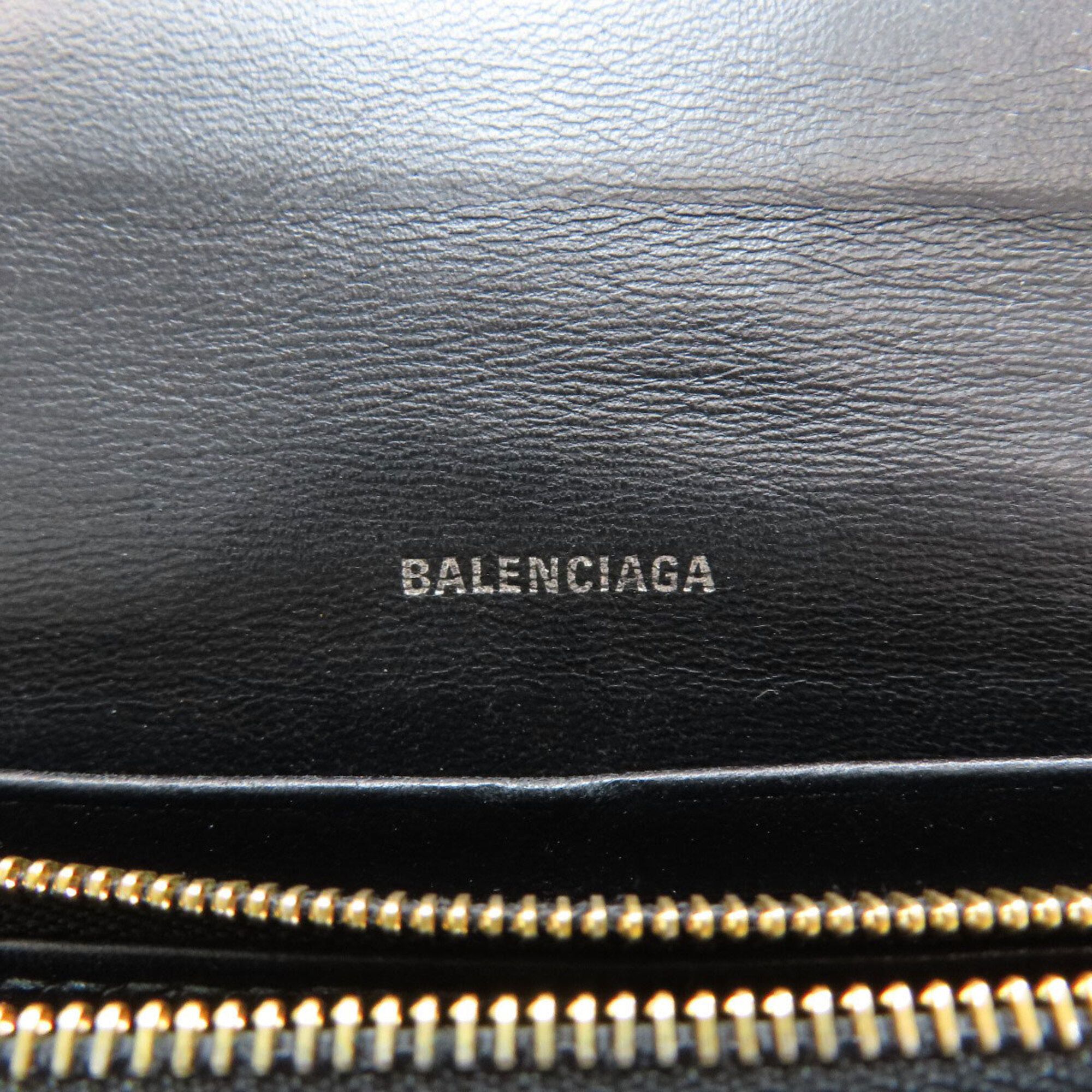 Leather Long Wallet (Bi-Fold) (Pre-Owned) - Balenciaga - Modalova