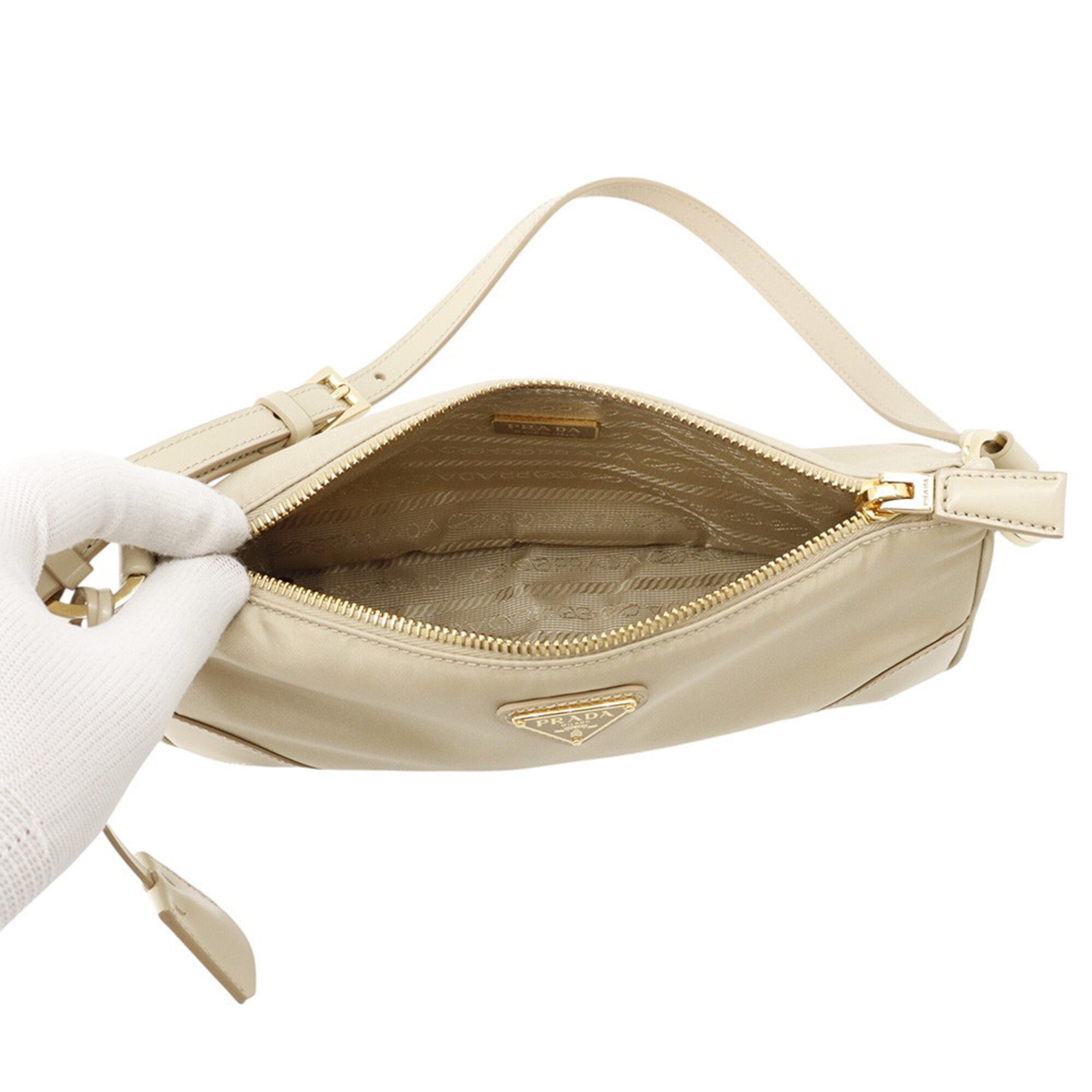 Nylon Leather Shoulder Bag (Pre-Owned) - Prada - Modalova