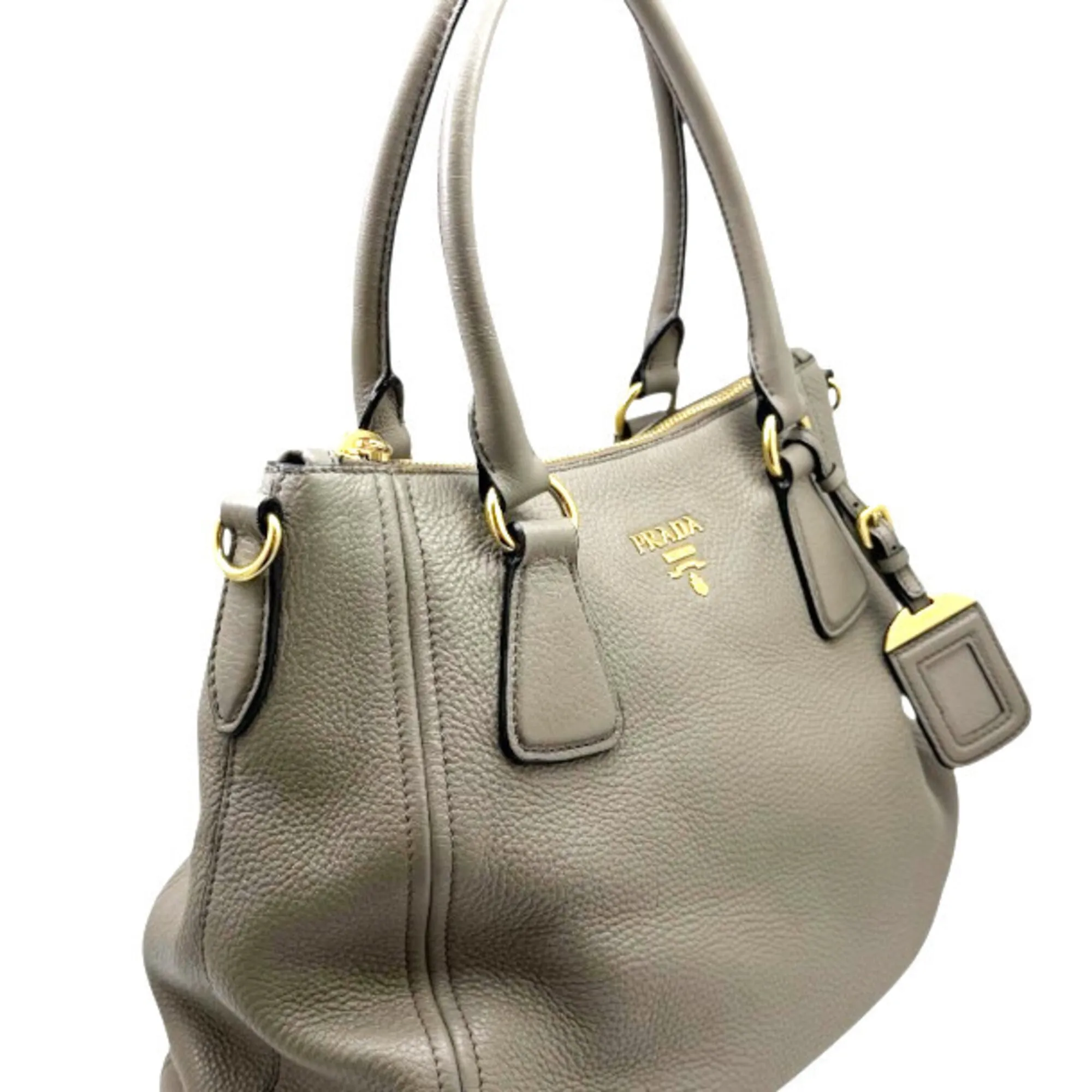 Leather Handbag Shoulder Bag (Pre-Owned) - Prada - Modalova